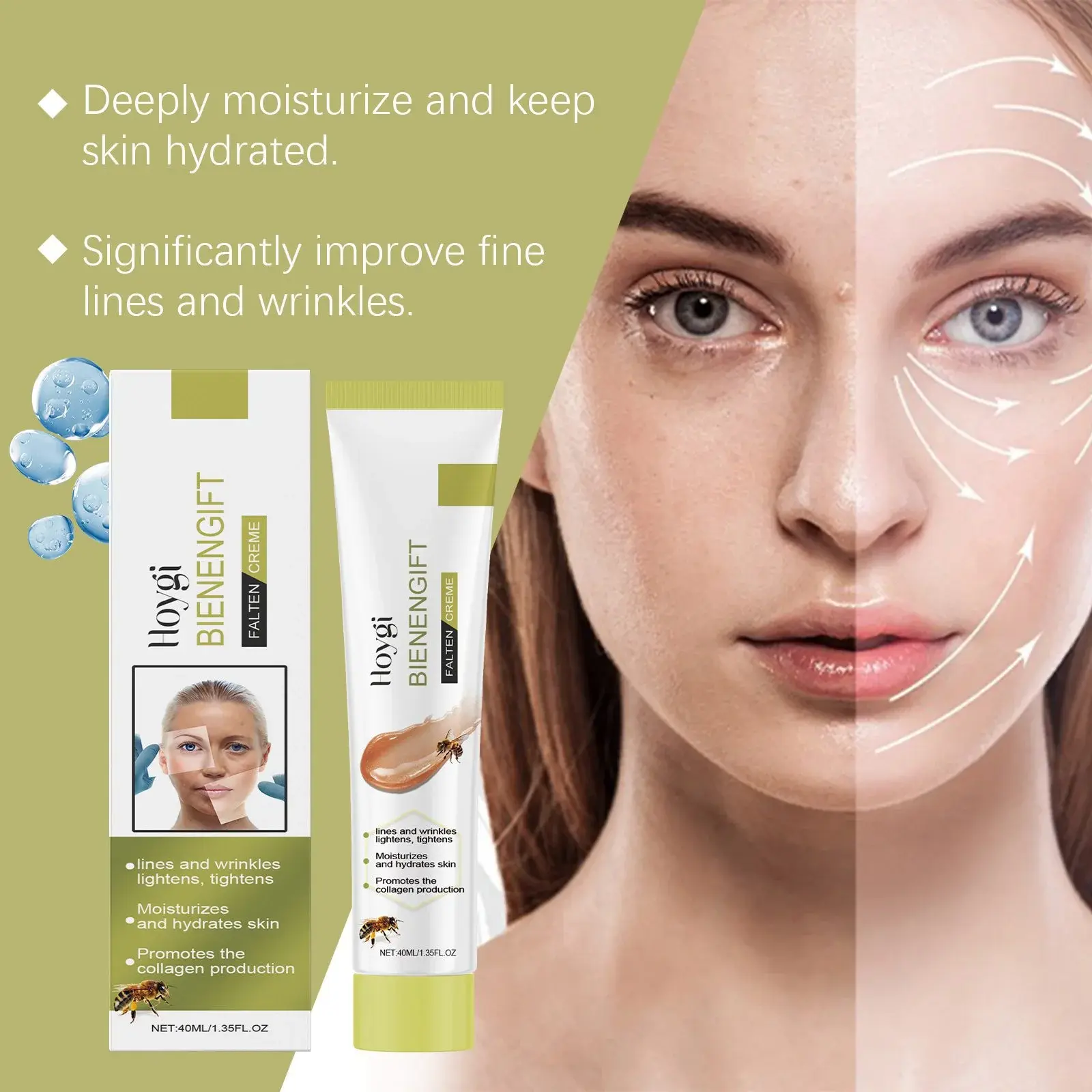 Bee Venom Daily Moisturizing Cream for Hydrated Skin 7 HO A05 0559 01 38328836