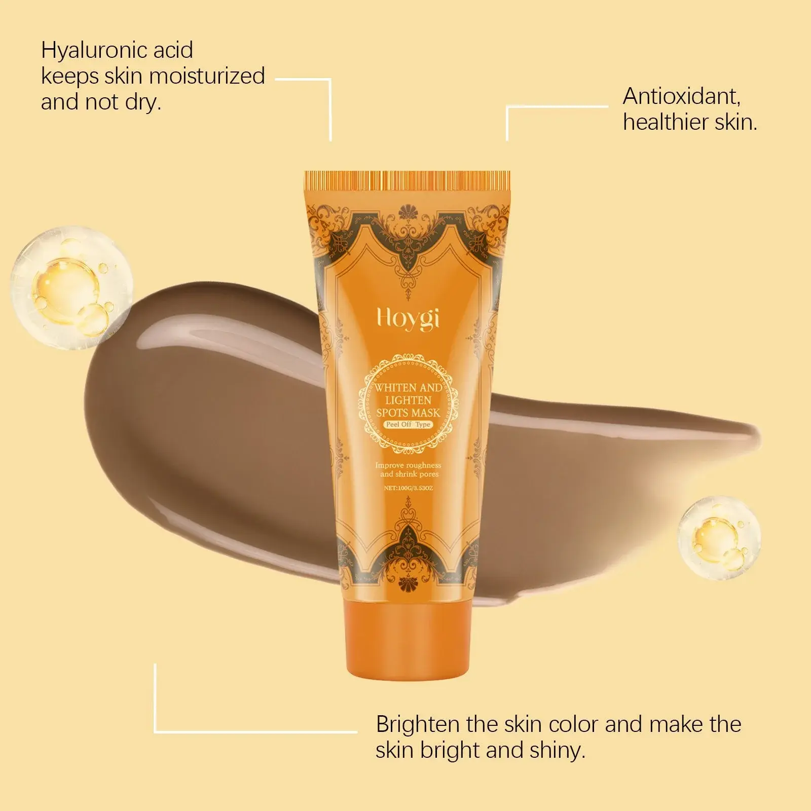 Brightening Peel Mask - Hydrating & Skin Smoothing Formula 8 HO A05 0574 01 59481352