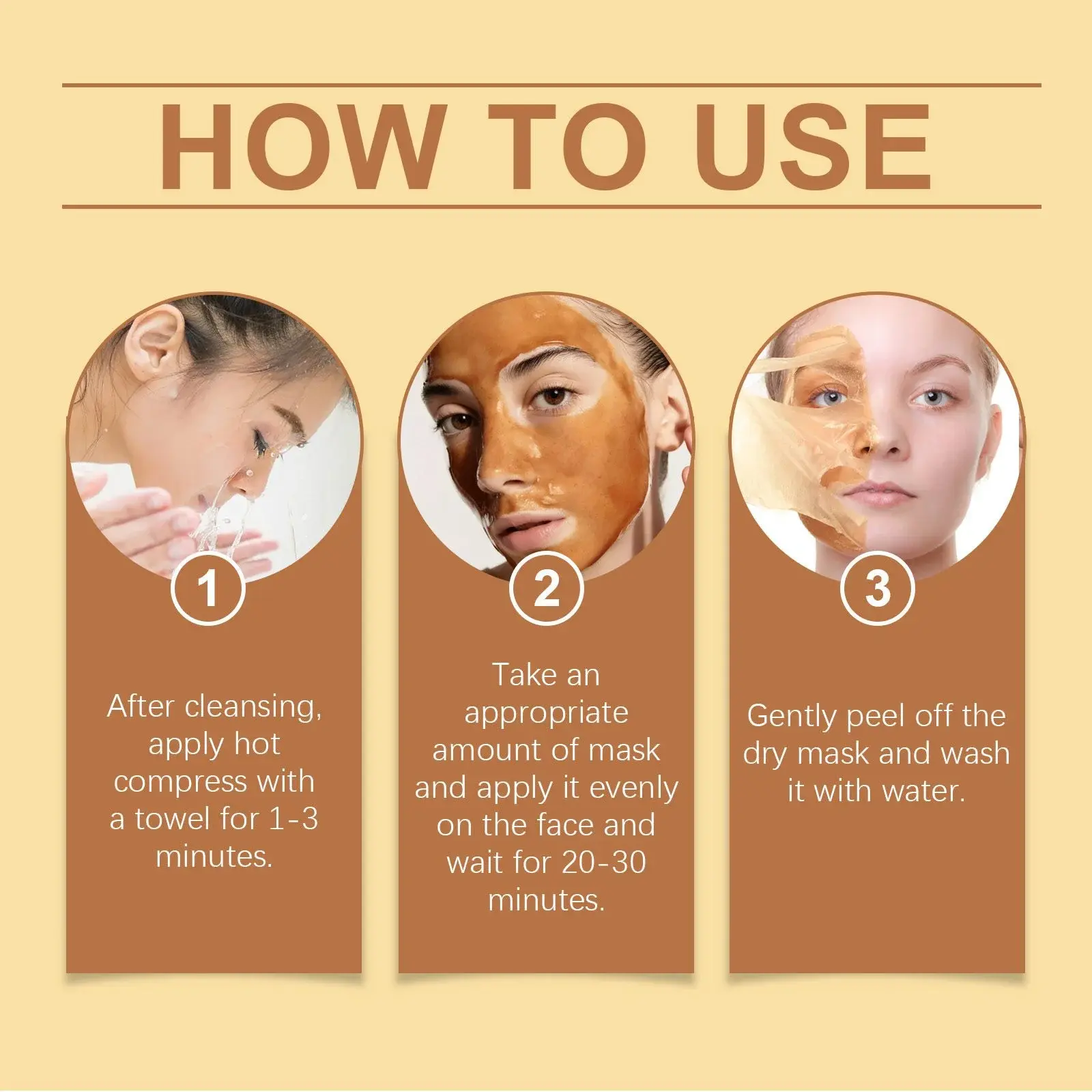 Brightening Peel Mask - Hydrating & Skin Smoothing Formula 4 HO A05 0574 01 99549155