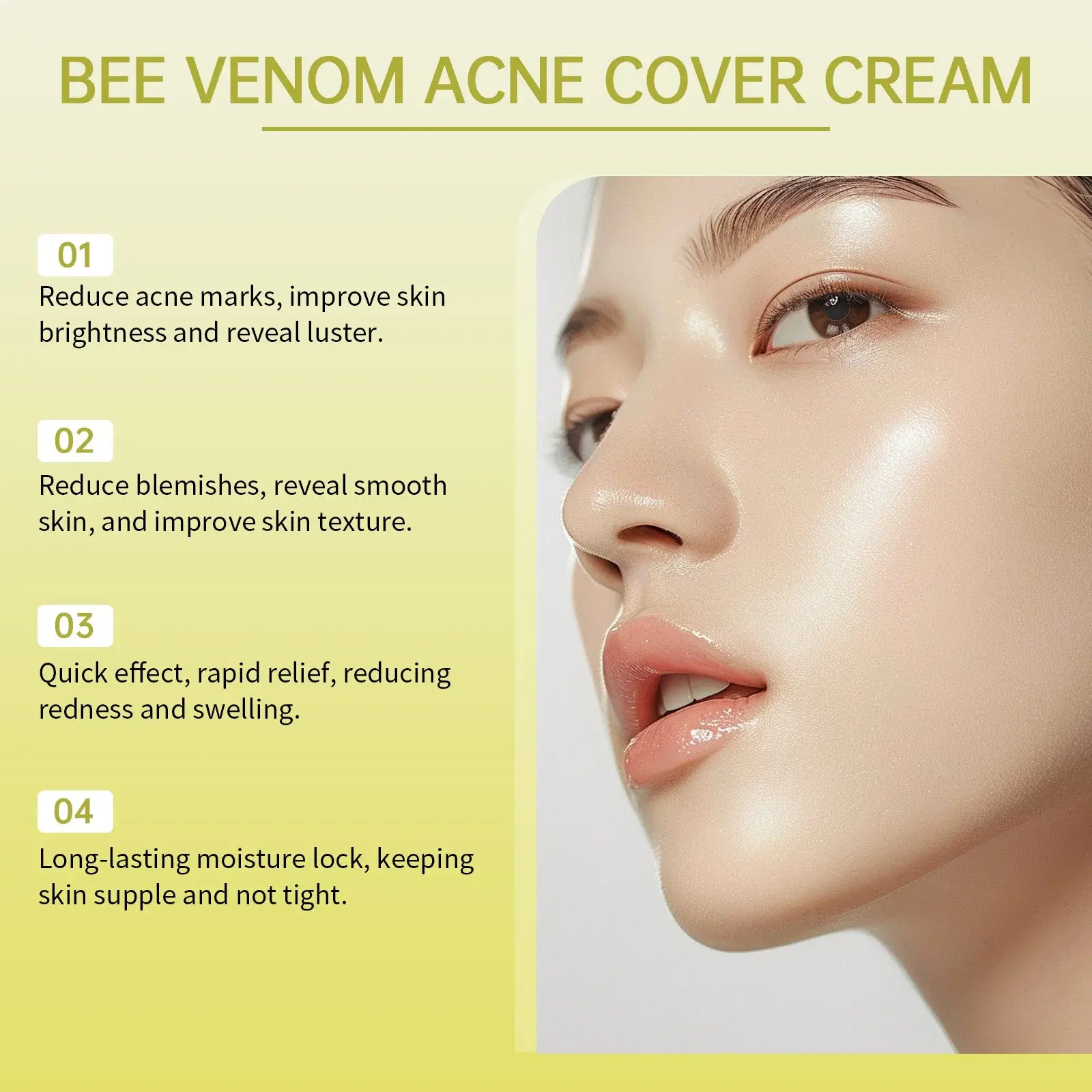 Beesvenom Acne-Clearing Cream - Oil Control & Moisturizing 5 HO A05 0575 01 1731294038018