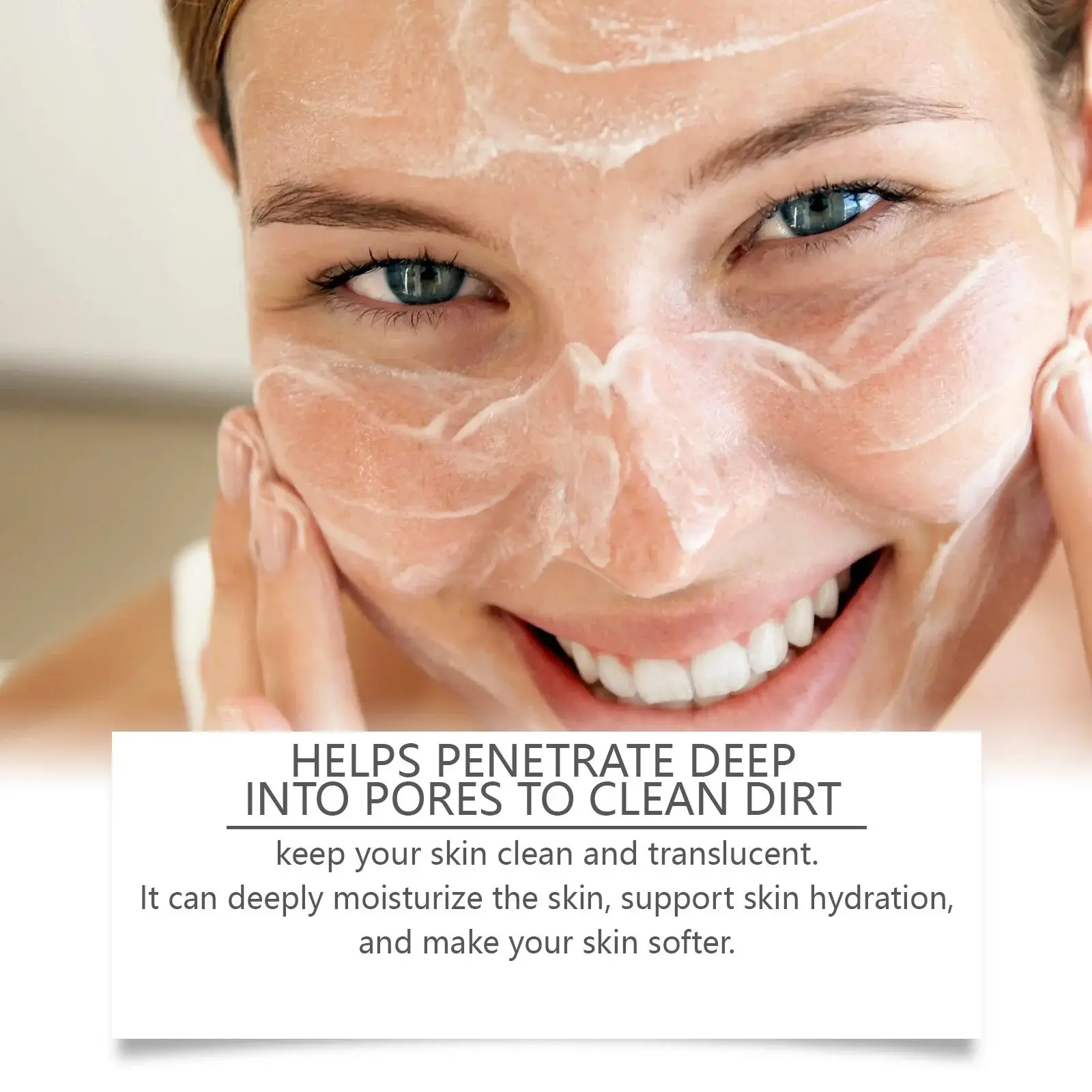 Acne Cleanser Moisturizing Face Wash with Hyaluronic Acid & Collagen - Hoygi 8 HO A05 0578 01 1731375052015
