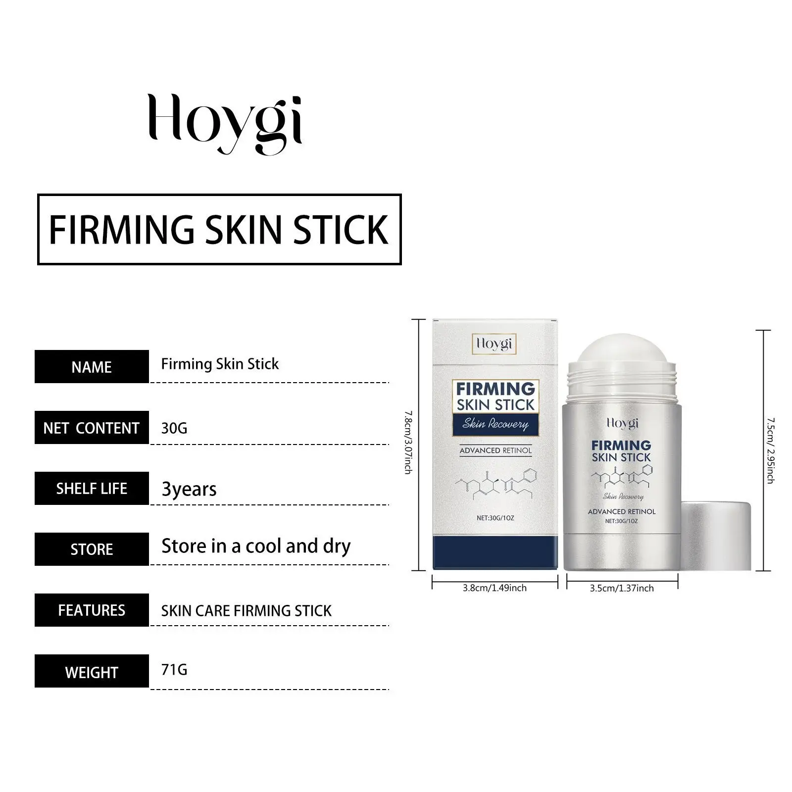 Retinol Firming Stick for Fine Lines and Wrinkles - Hoygi 1 HO A05 0583 01 1731468670010