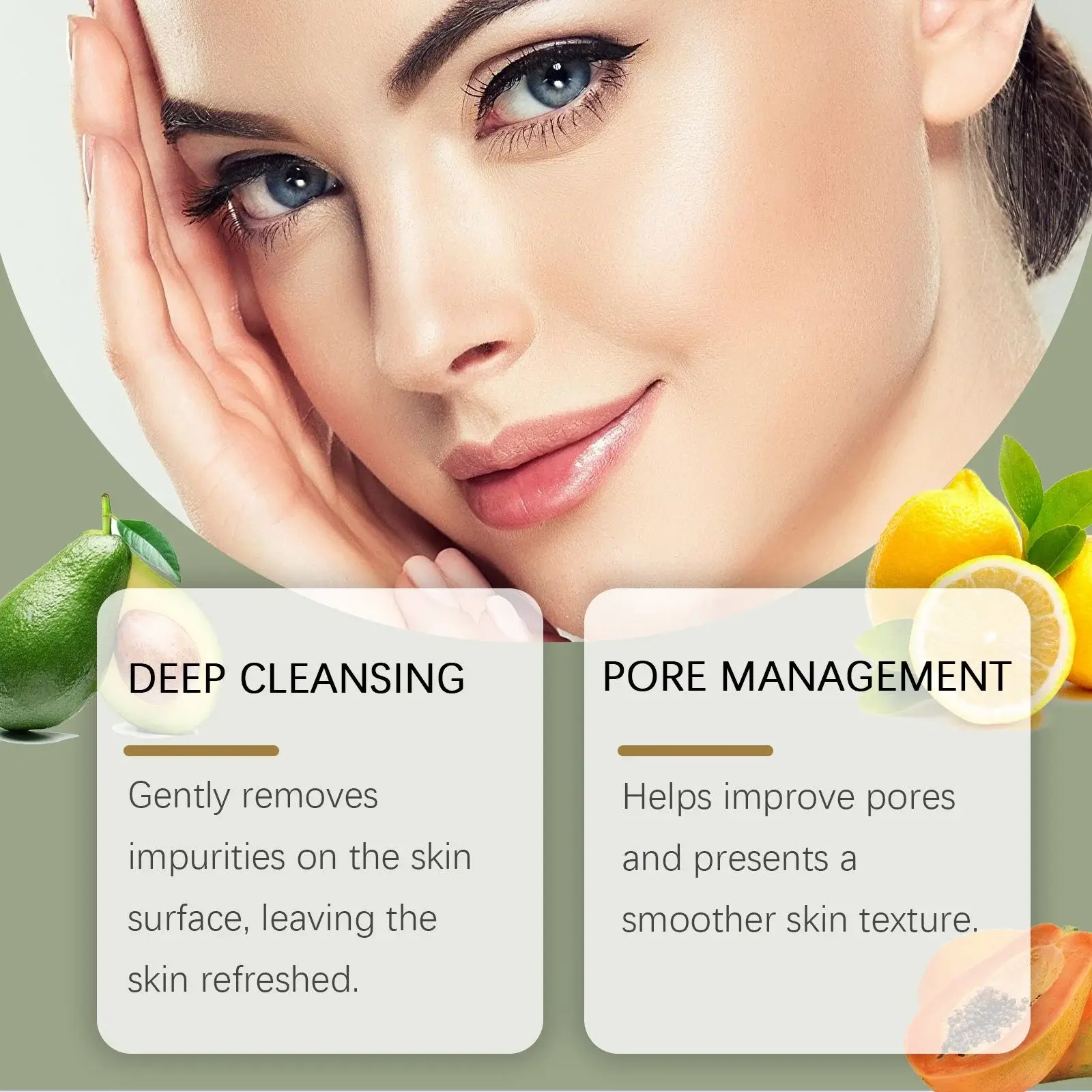 Avocado Cleansing Bubble Mask - Hydrating & Pore Refining - Hoygi 7 HO A05 0584 01 1731569444014