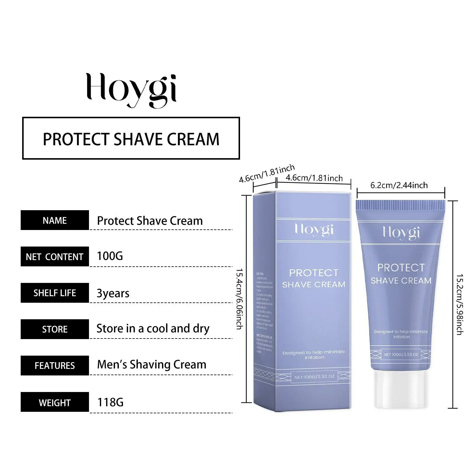 Men's Facial Hair Cream - Gentle Cleansing & Beard Softening Formula 1 HO A05 0603 01 1732082451011