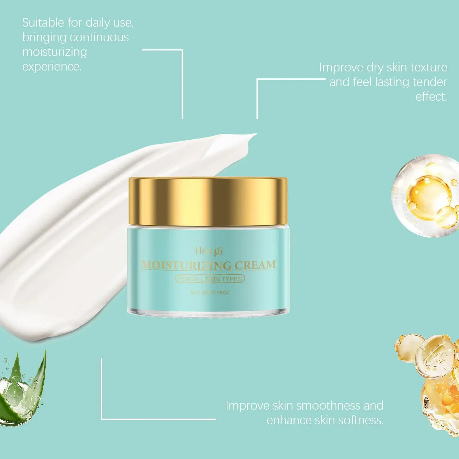 Anti-Aging Facial Moisturizer - Hydrating & Brightening Formula 7 HO A05 0607 01 1732248080018