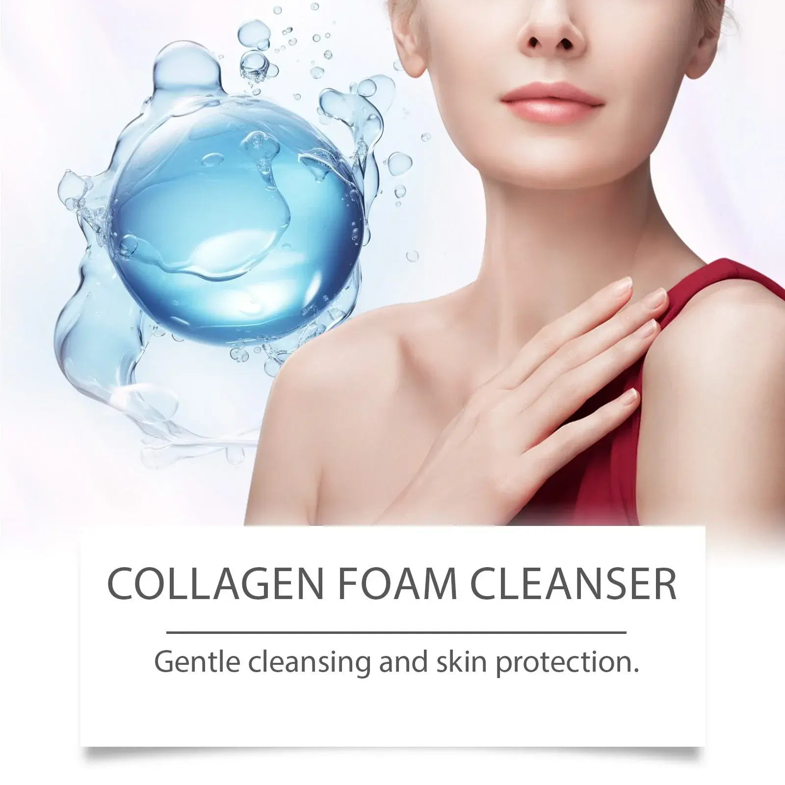 Collagen Cleansing Foam - Moisturizing & Oil Control Face Wash 8 HO A05 0630 01 1733193126013