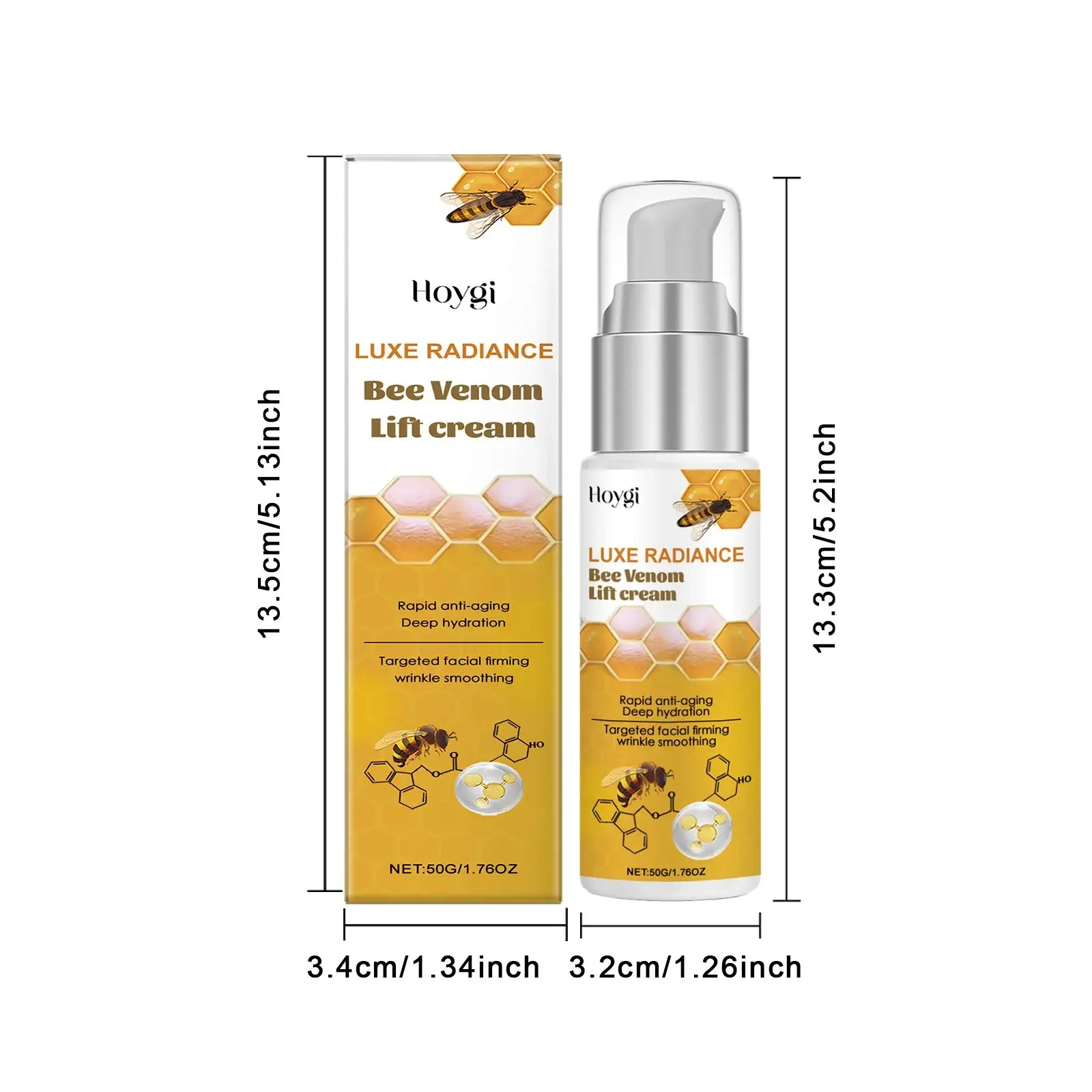 Bee Venom Face Firming Cream Nourishing & Moisturizing - Hoygi 1 HO A05 0648 01 1733536909002