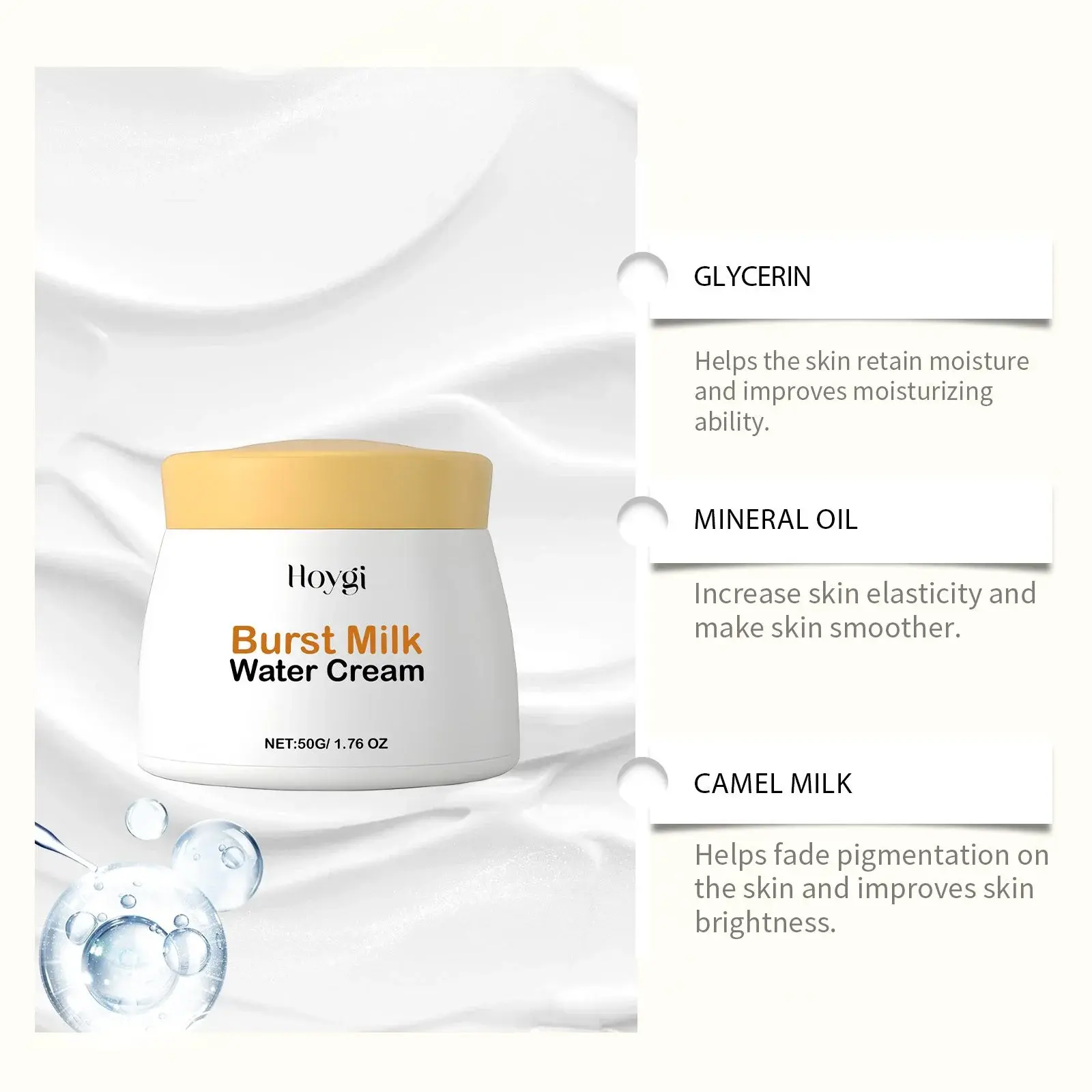 Camel Milk Moisturizing Cream for Face - Deep Hydration Formula 8 HO A05 0655 01 46978290