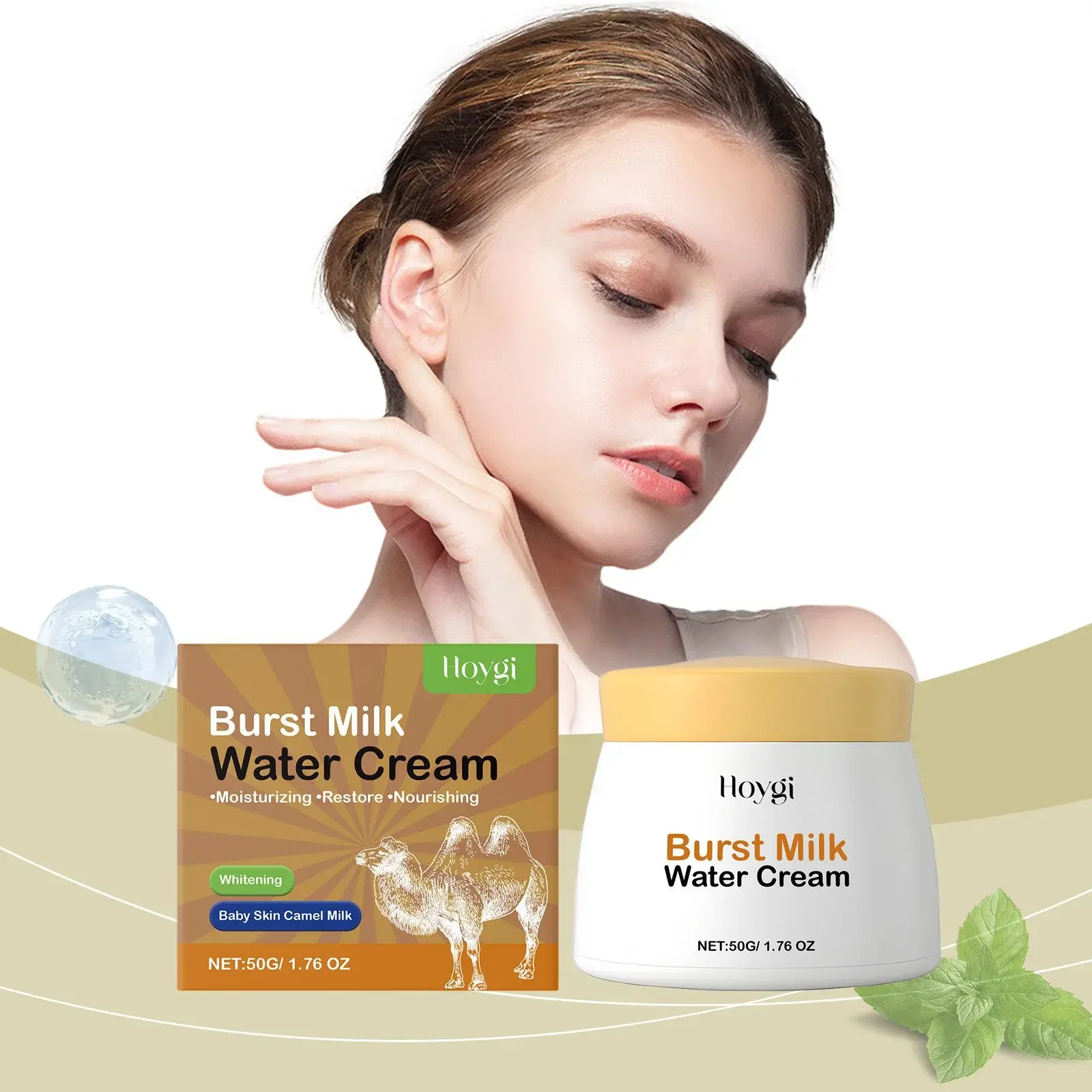 Camel Milk Moisturizing Cream for Face - Deep Hydration Formula 2 HO A05 0655 01 52420066
