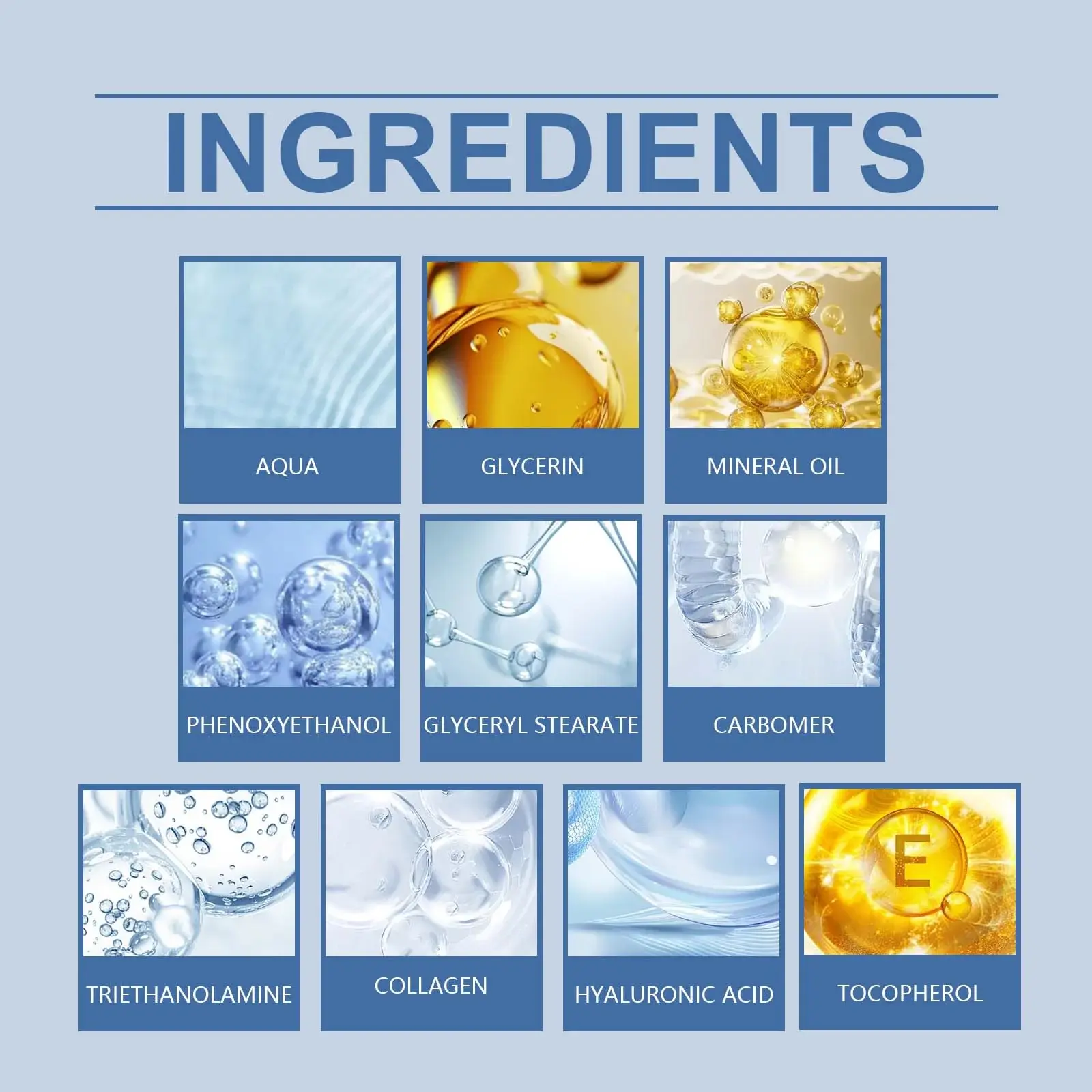 Collagen Facial Cream with Hyaluronic Acid & Vitamin E 3 HO A05 0670 01 1734420804015