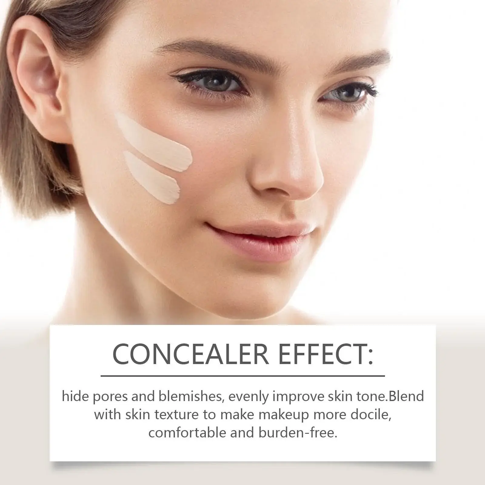 Liquid Concealer Foundation - Lightweight Oil Control Formula 8 HO A05 0682 1734658281017