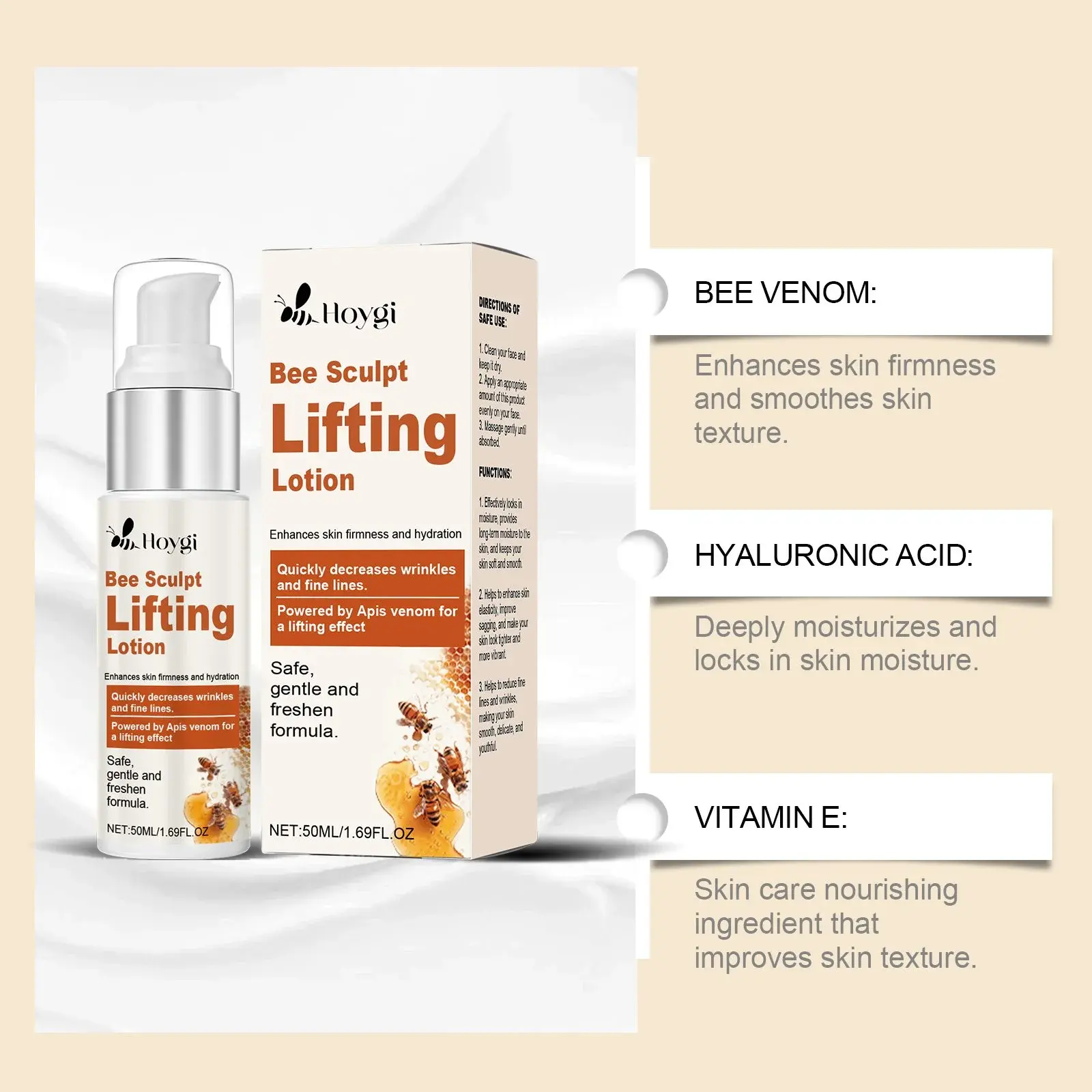Bee Venom Face Cream - Moisturizing & Pore Tightening Formula 7 HO A05 0709 01 18174346
