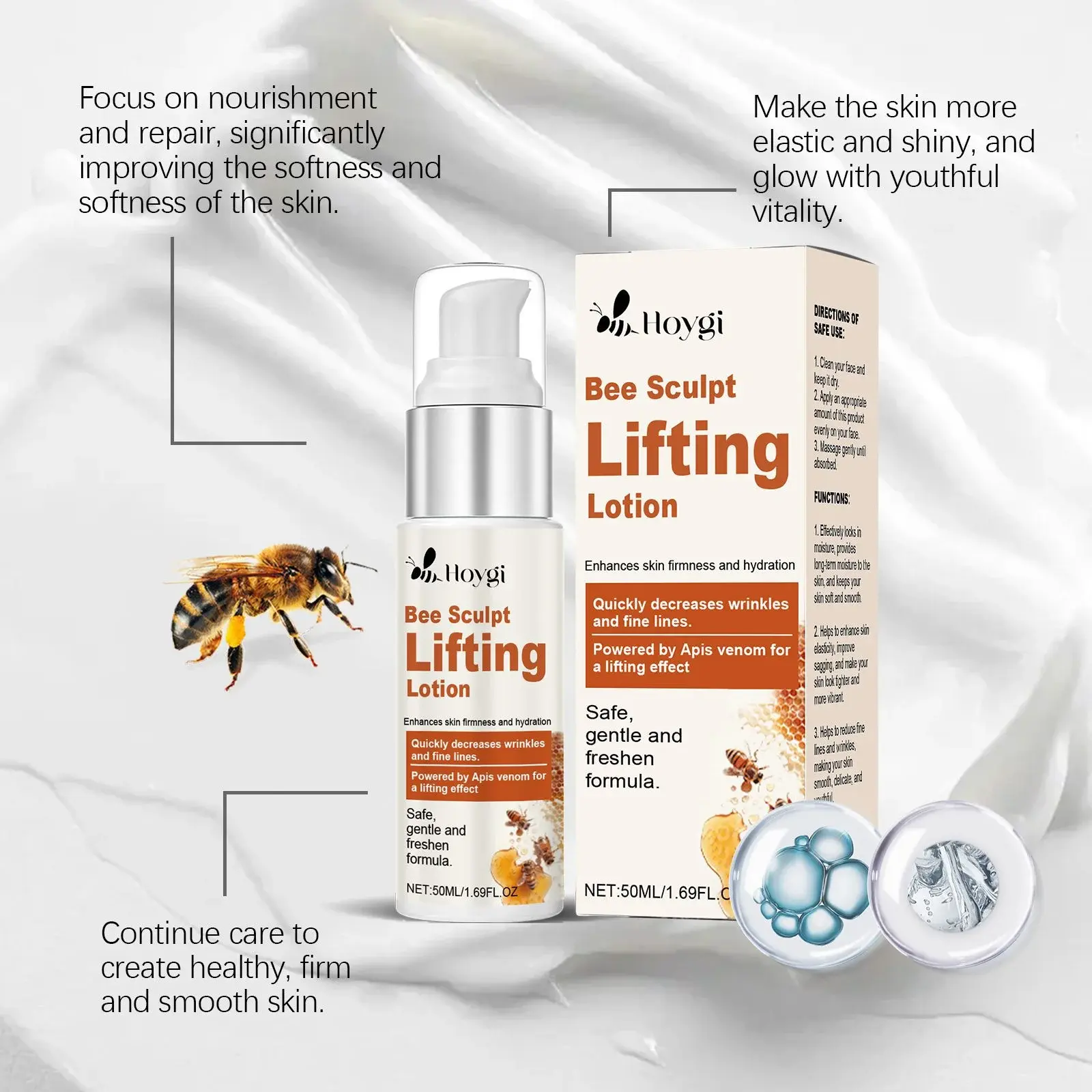 Bee Venom Face Cream - Moisturizing & Pore Tightening Formula 11 HO A05 0709 01 28242985