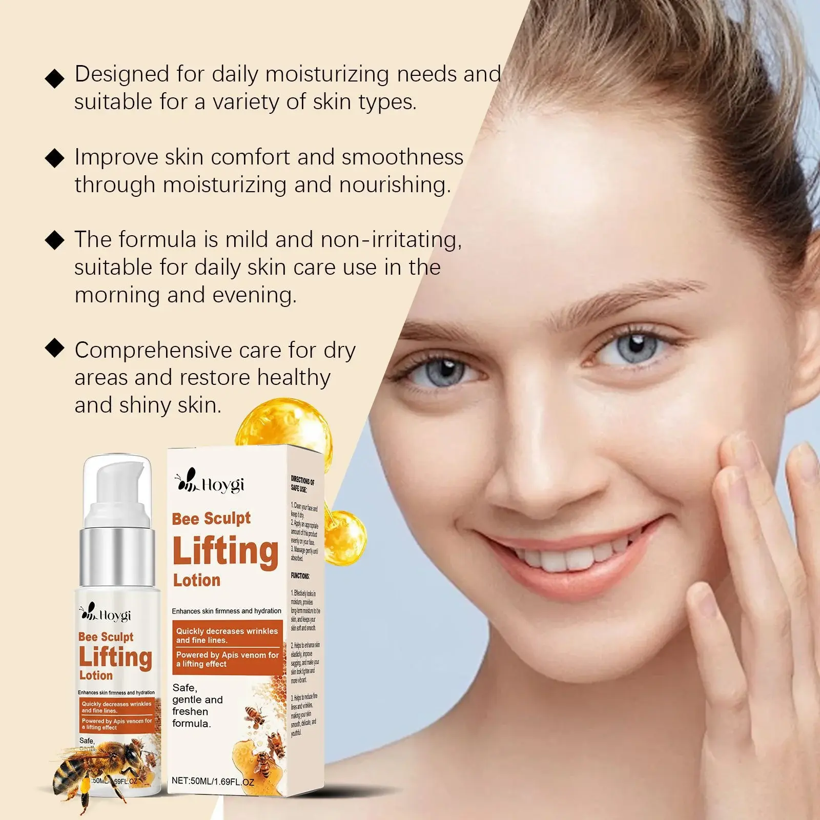 Bee Venom Face Cream - Moisturizing & Pore Tightening Formula 5 HO A05 0709 01 40985618