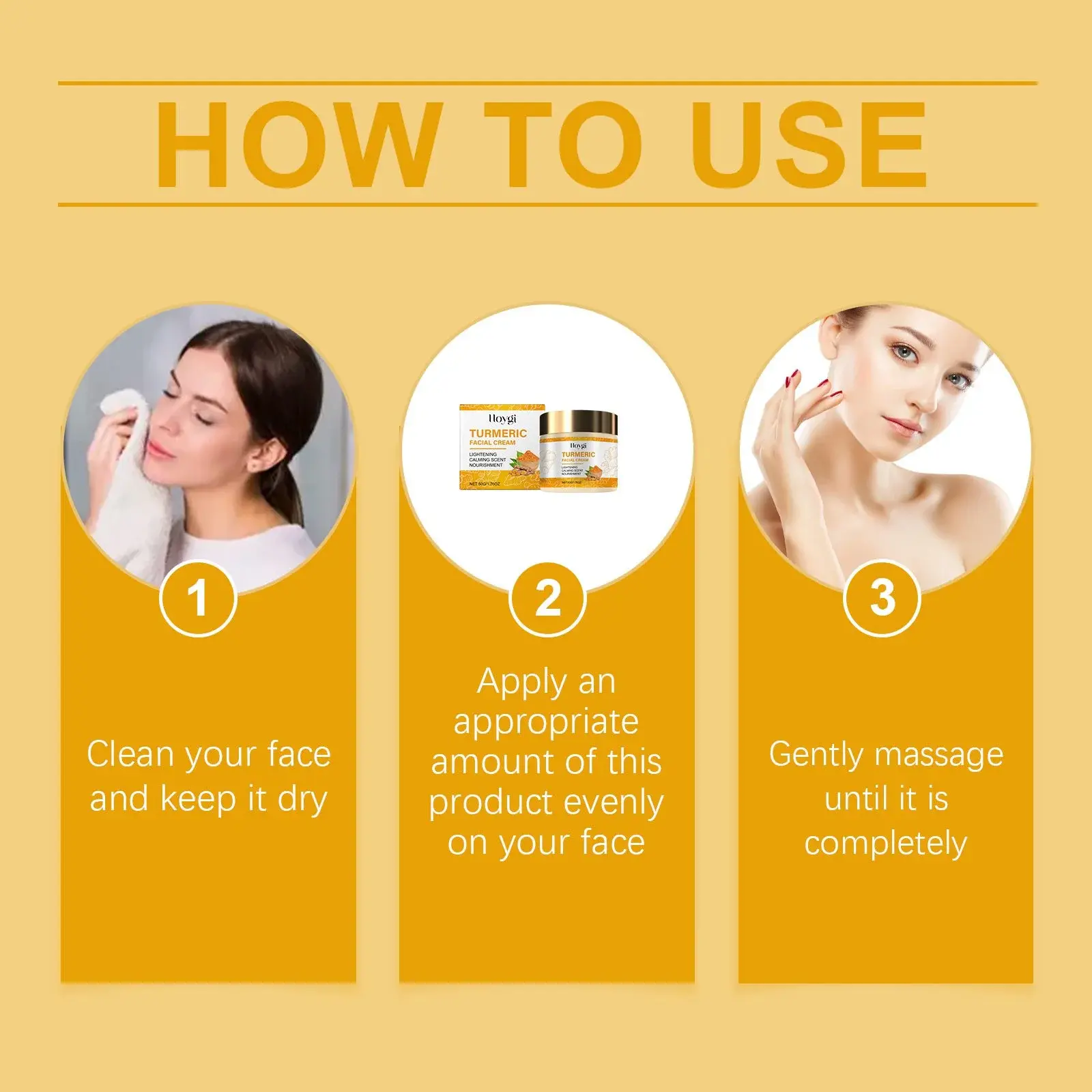 Turmeric Brightening Cream - Vitamin C Moisturizing Facial Care 4 HO A05 0711 03 25691276