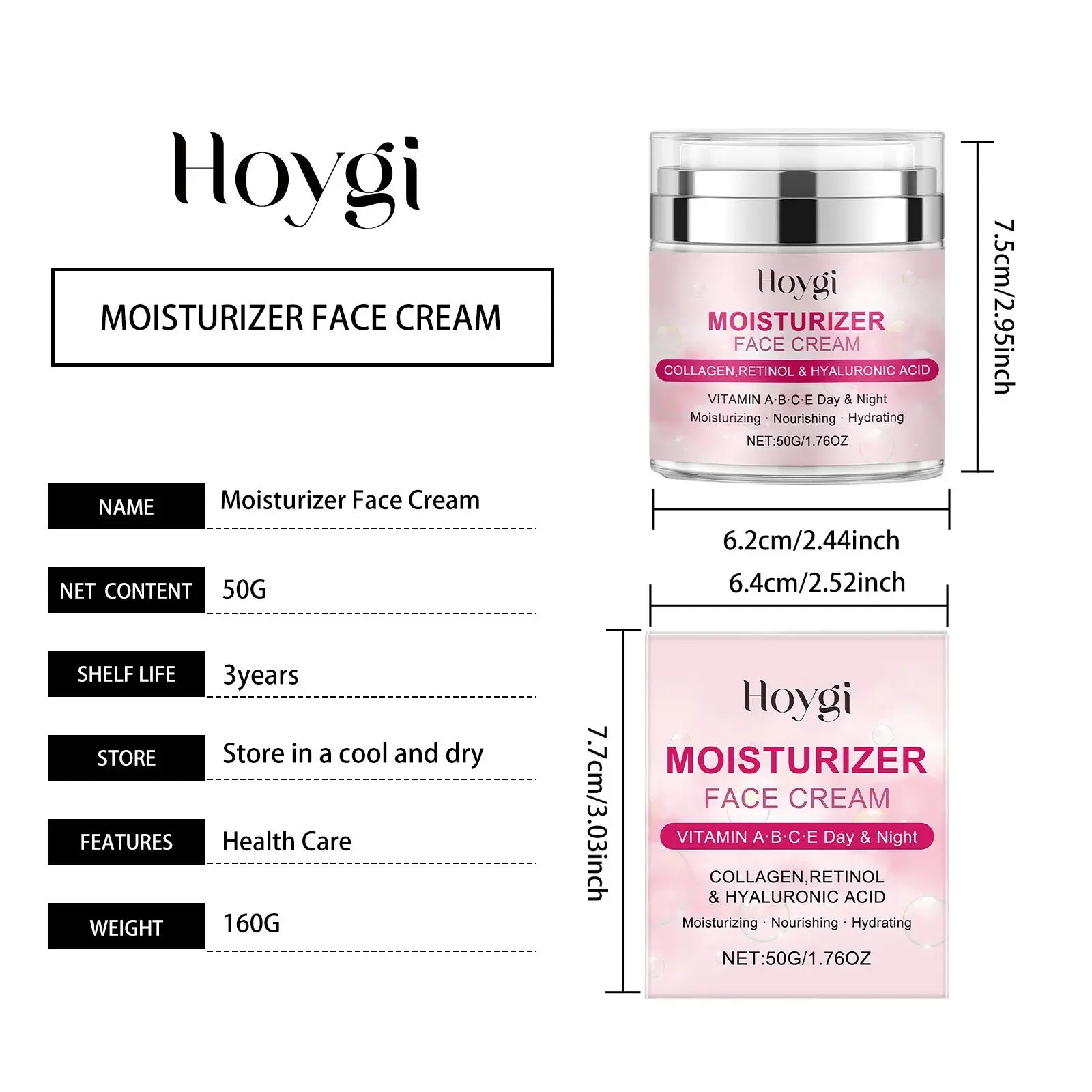 Moisturizing Cream - Hydrating Vitamin C & Aloe Vera Formula 1 HO A05 0714 01 34607251