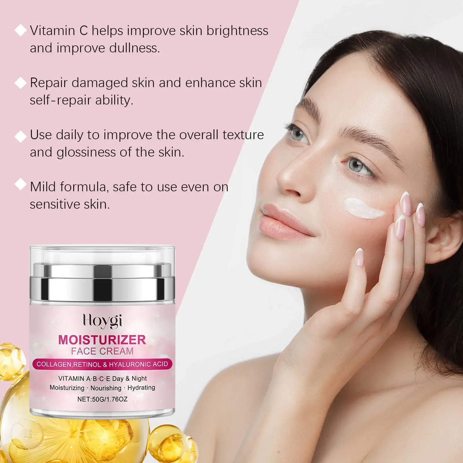 Moisturizing Cream - Hydrating Vitamin C & Aloe Vera Formula 5 HO A05 0714 01 80932002