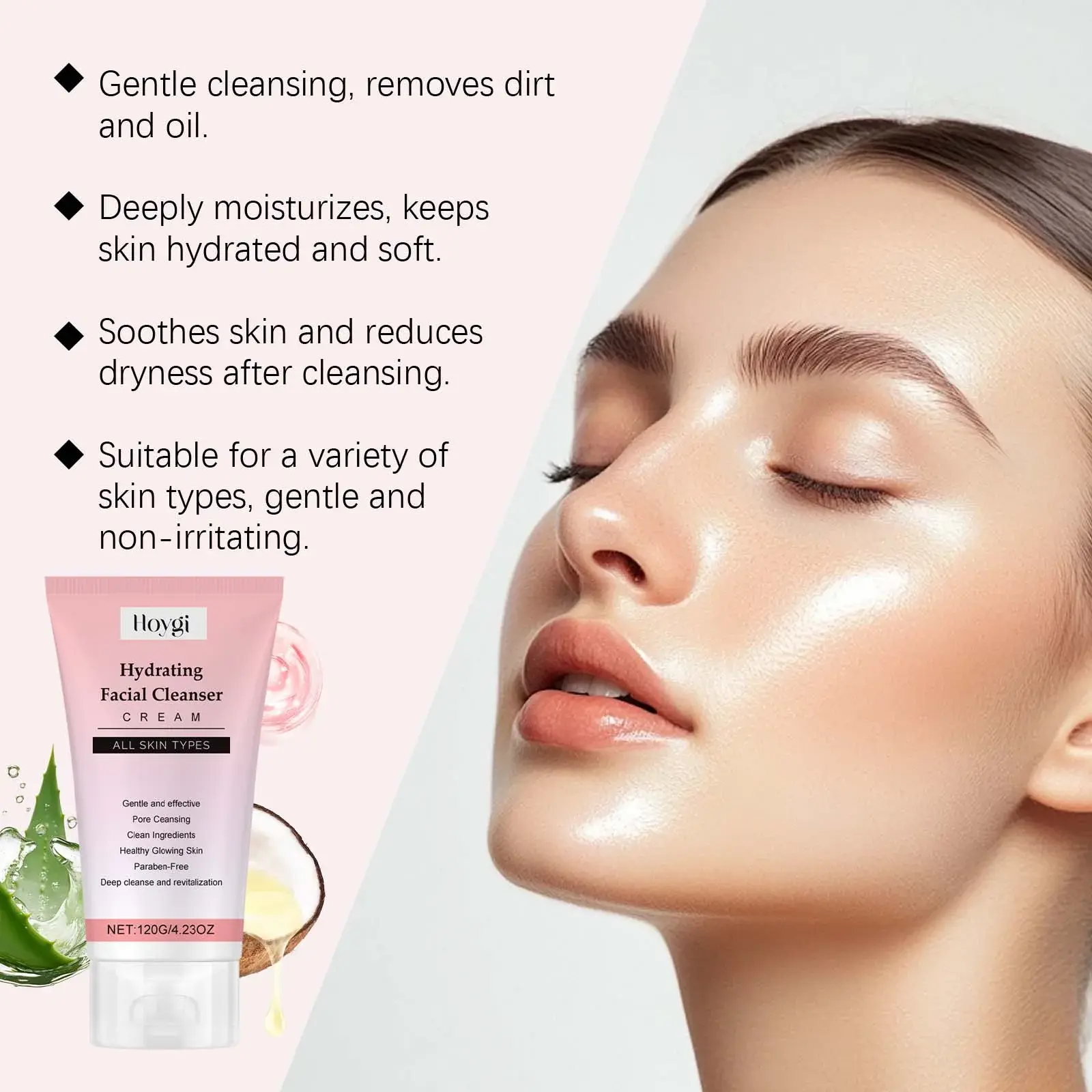 Moisturizing Gentle Facial Cleanser with Hyaluronic Acid 8 HO A05 0719 01 41241887