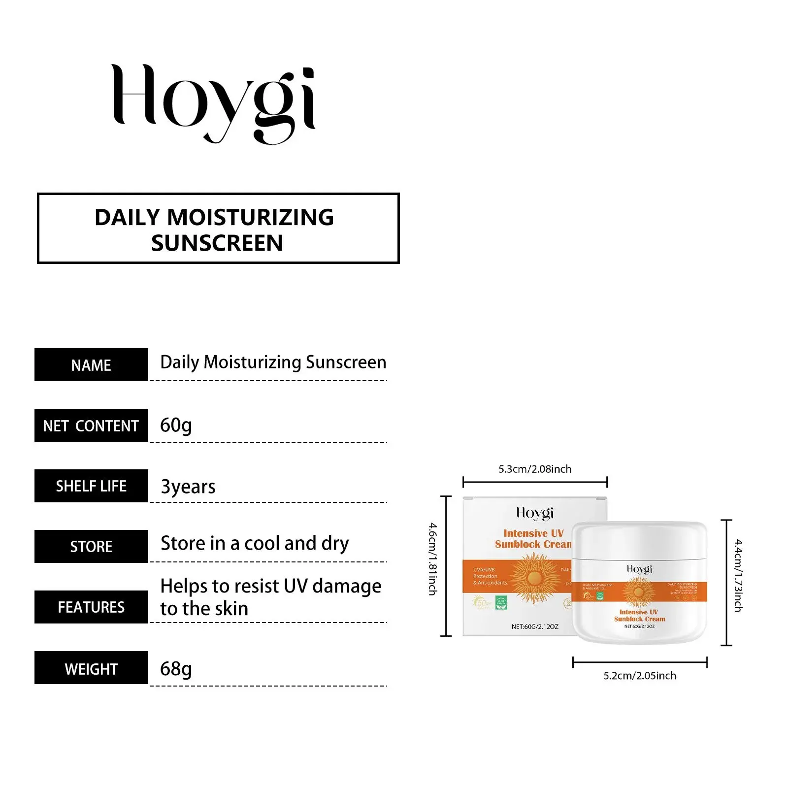 Daily Face and Body Moisturizer with UV Protection & Toning 1 HO A05 0722 01 55968559