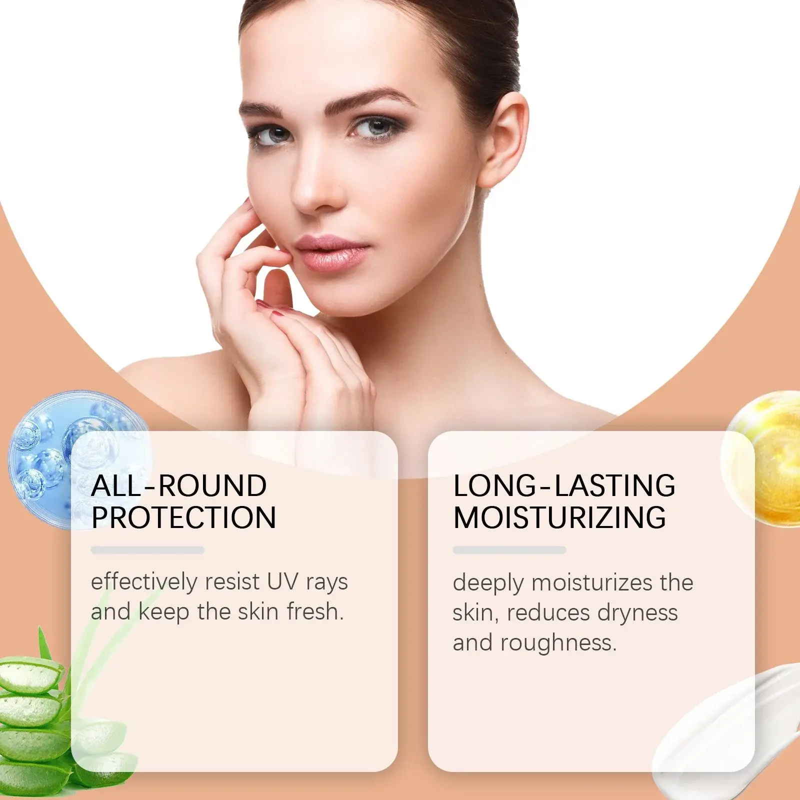 Daily Face and Body Moisturizer with UV Protection & Toning 9 HO A05 0722 01 60865601