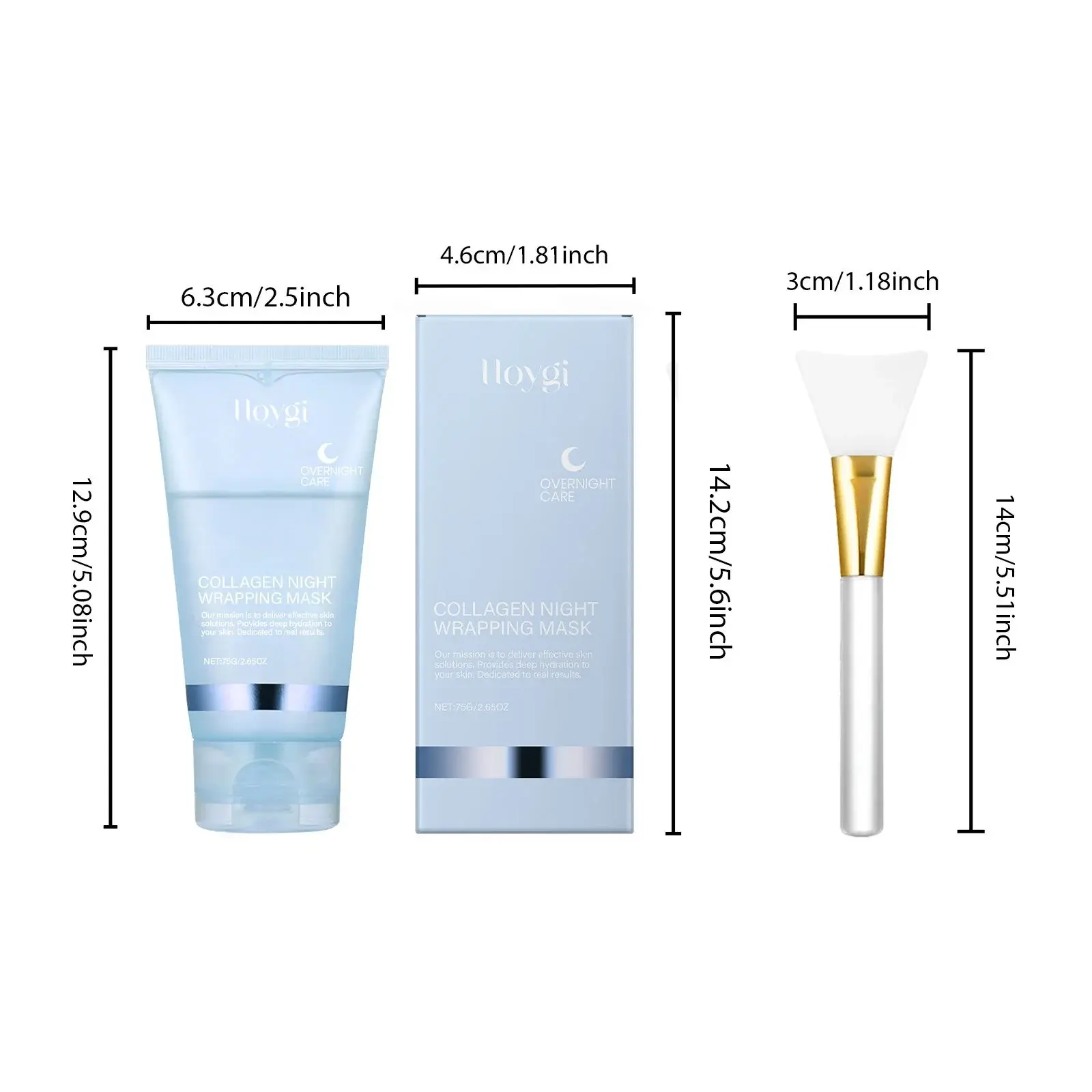 Collagen Peel-Off Mask - Hydrating & Exfoliating Formula 1 HO A05 0723 02 40917112