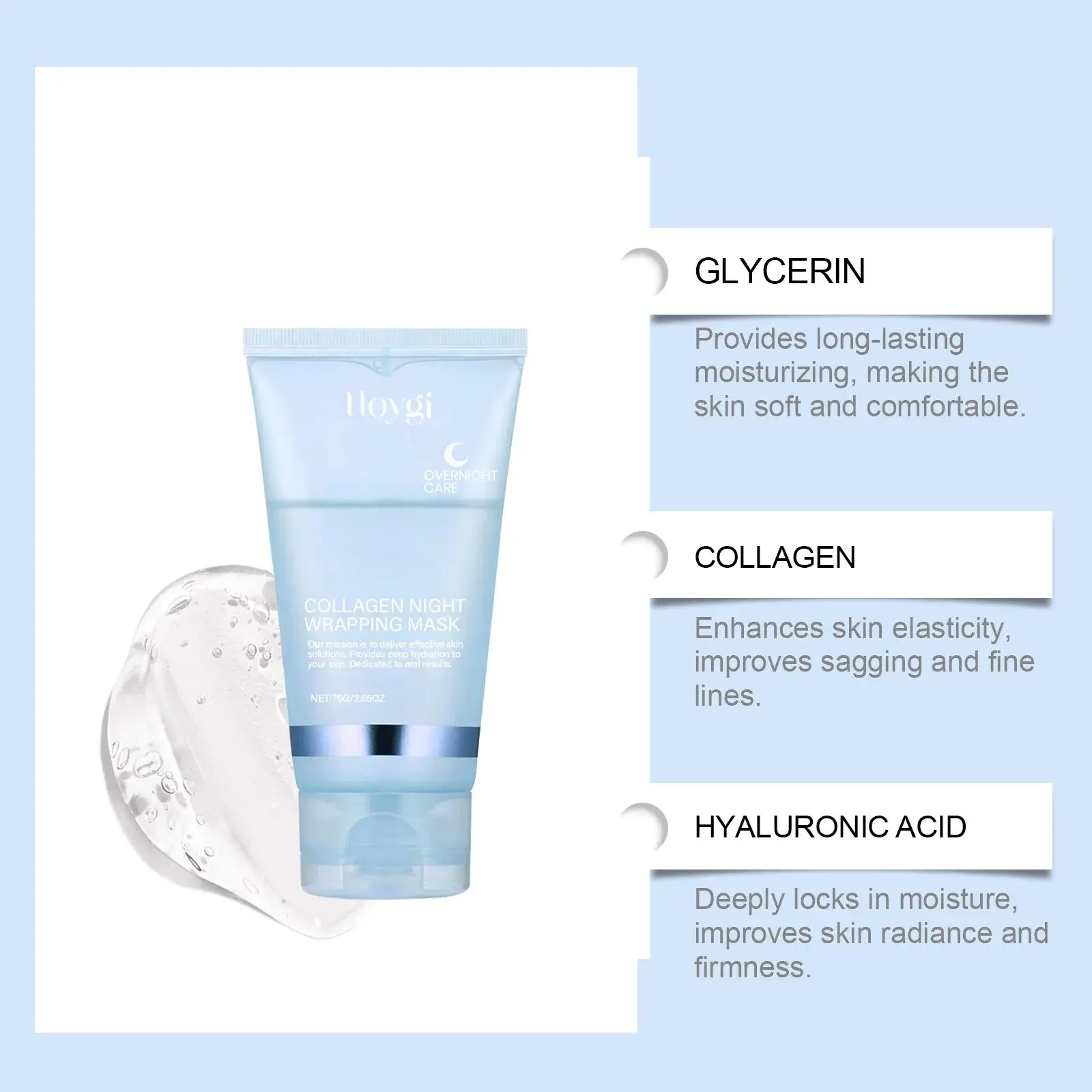 Collagen Peel-Off Mask - Hydrating & Exfoliating Formula 8 HO A05 0723 02 64245492