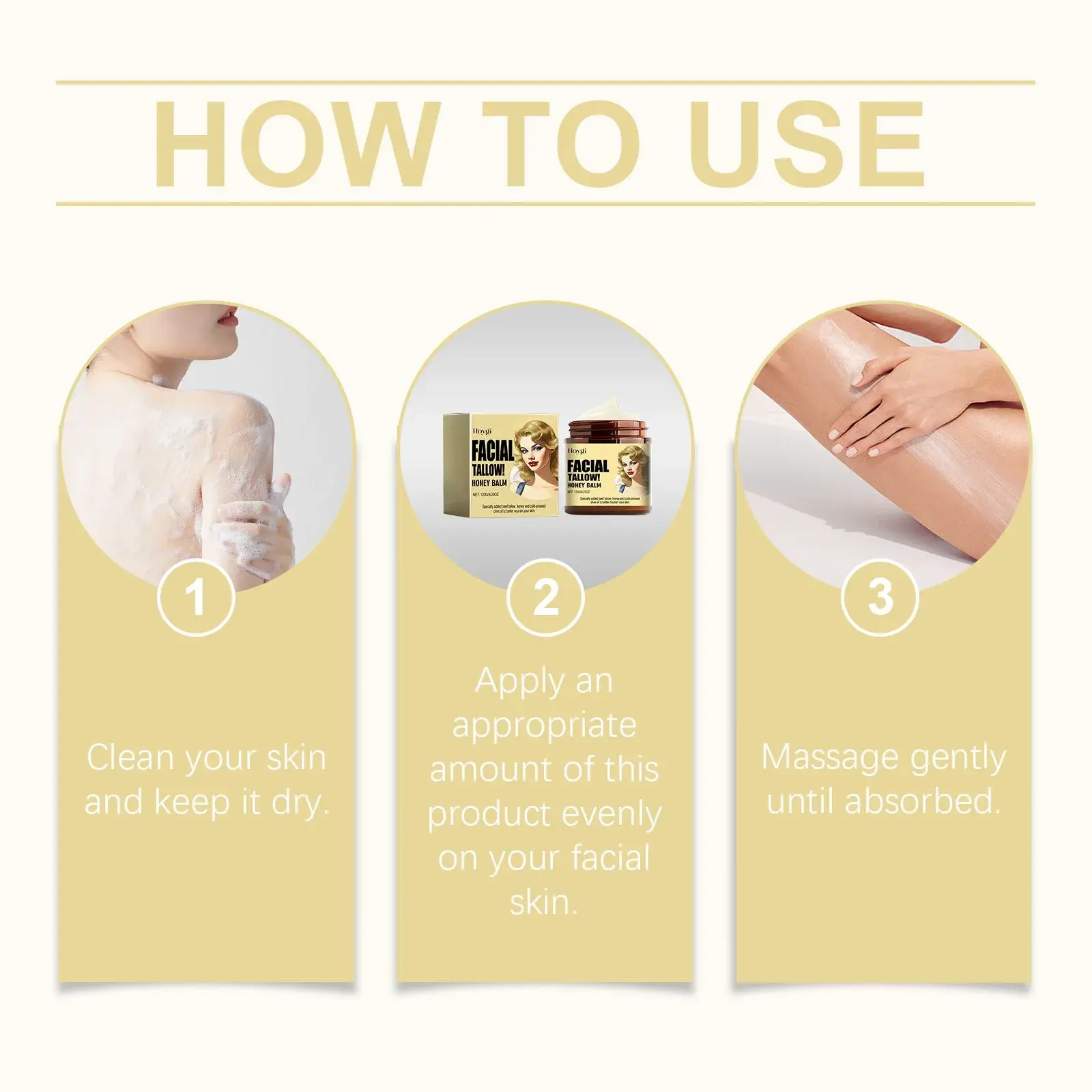 Tallow Honey Moisturizer - Deeply Hydrating & Nourishing Formula 4 HO A05 0726 01 71067499