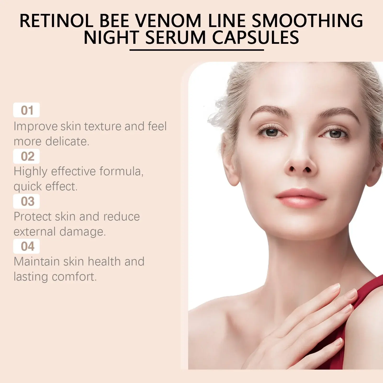 Retinol Bee Venom Face Capsule for Firming & Hydration - Hoygi 5 HO A05 0731 01 75431536