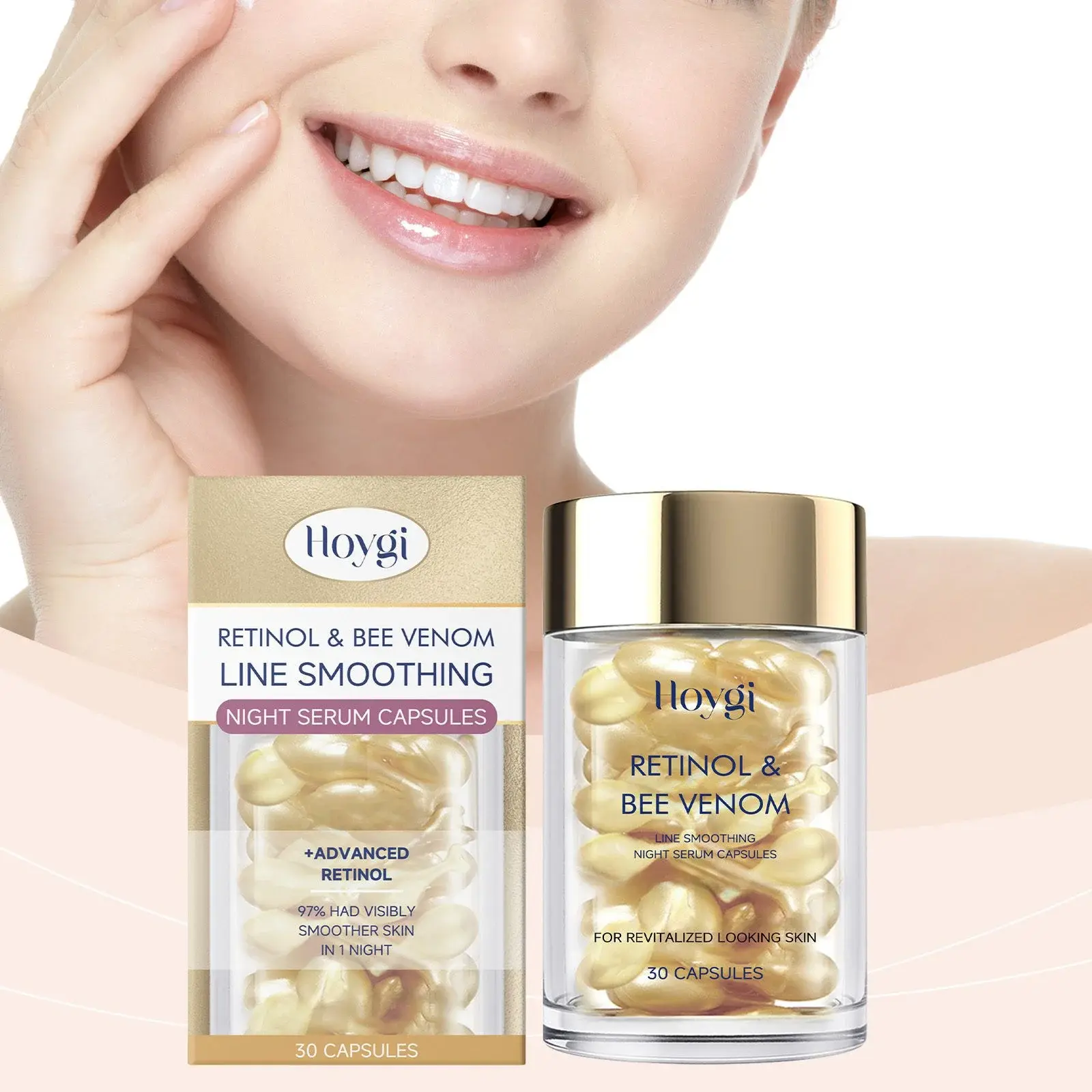 Retinol Bee Venom Face Capsule for Firming & Hydration - Hoygi 2 HO A05 0731 01 89519356