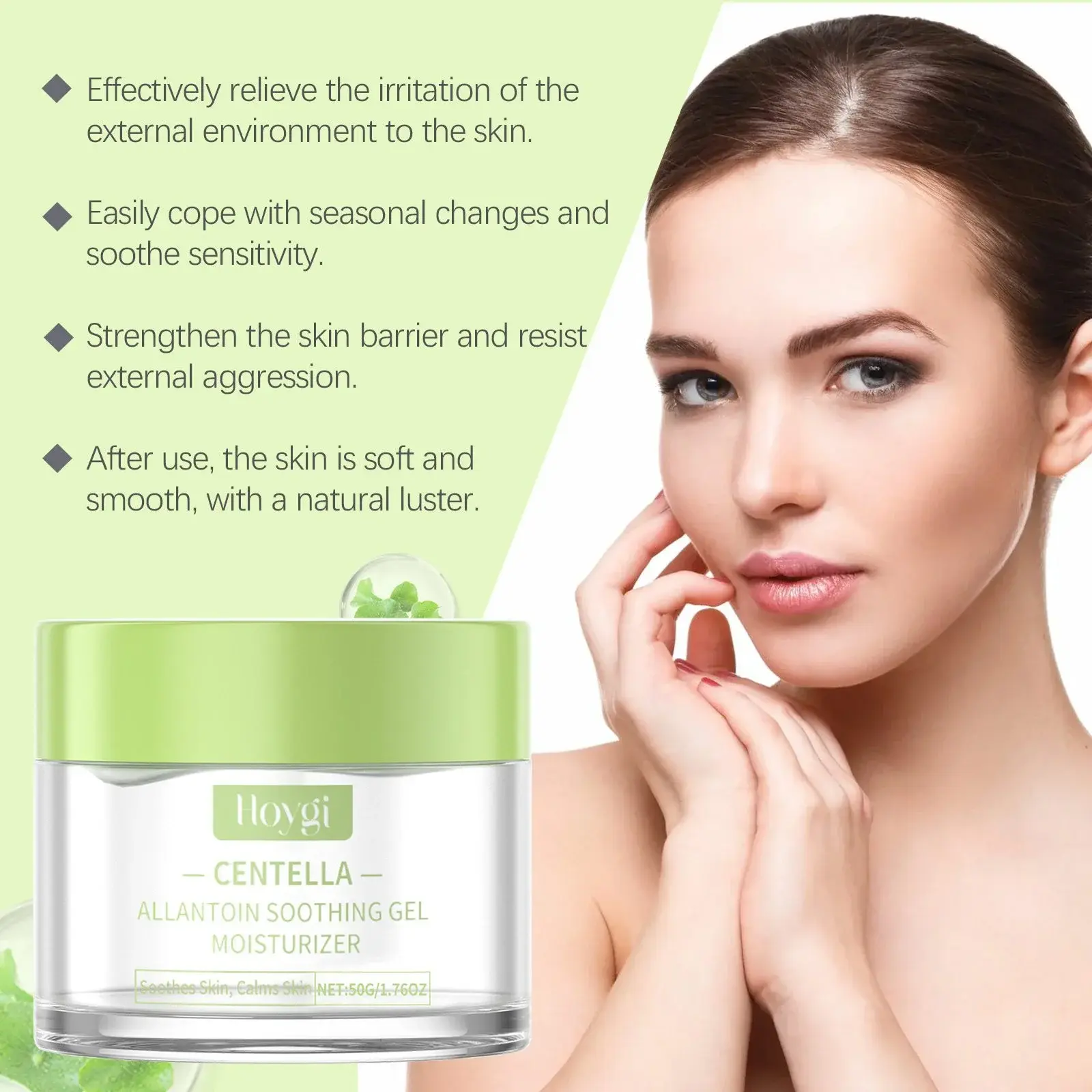 Centella Moisturizing Gel for Facial Skin - Hydrating & Soothing Formula 5 HO A05 0733 01 30146794