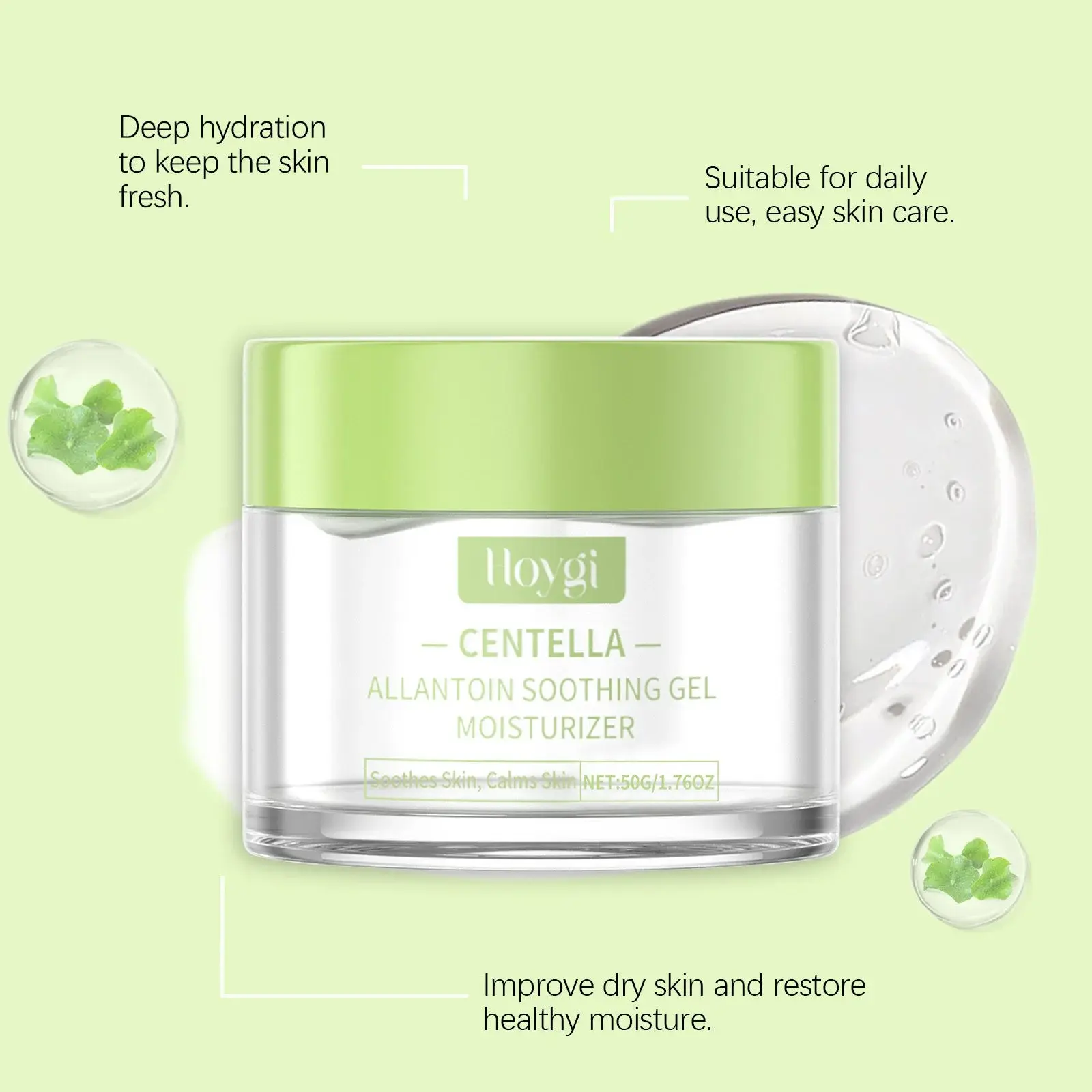 Centella Moisturizing Gel for Facial Skin - Hydrating & Soothing Formula 6 HO A05 0733 01 30225618