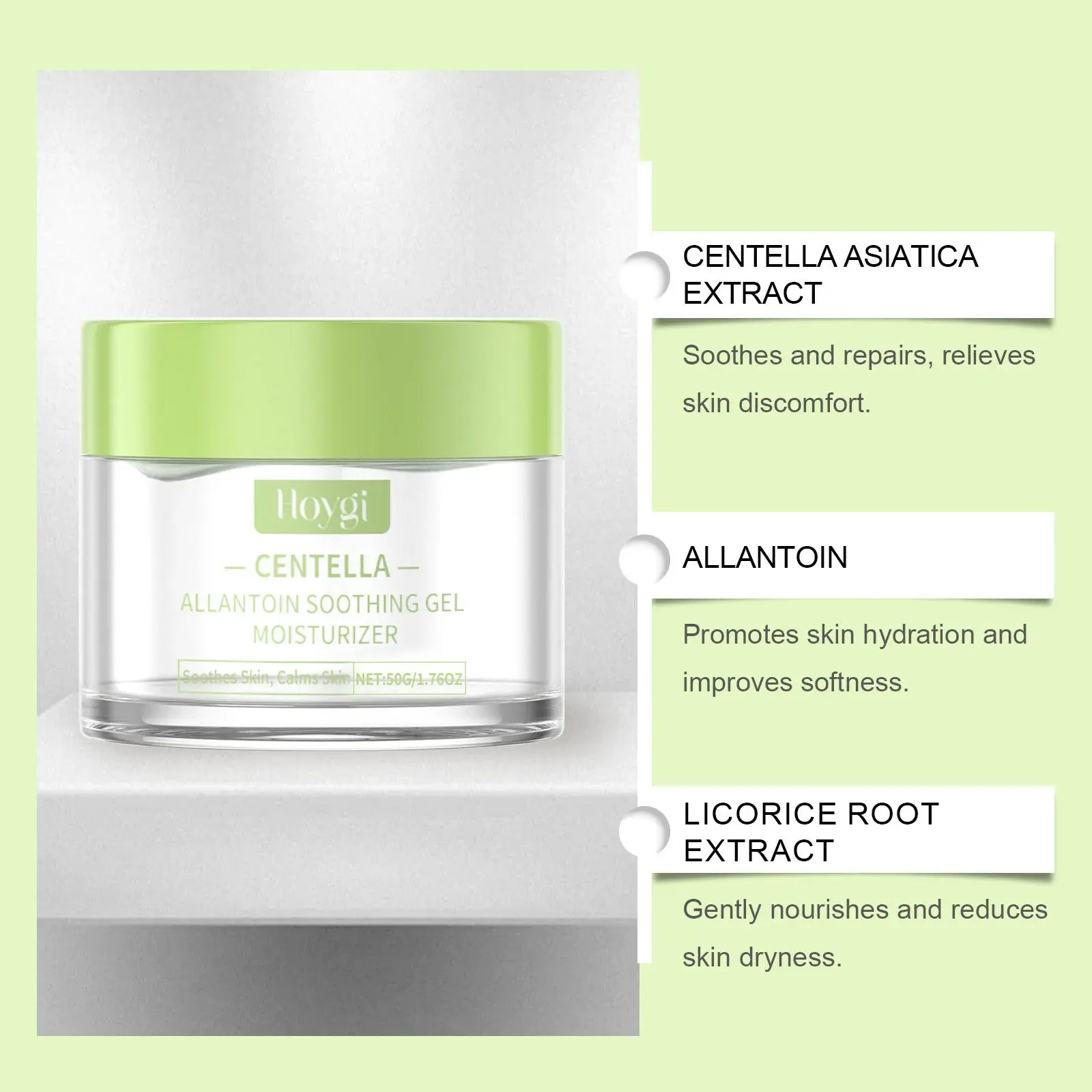 Centella Moisturizing Gel for Facial Skin - Hydrating & Soothing Formula 7 HO A05 0733 01 77962101