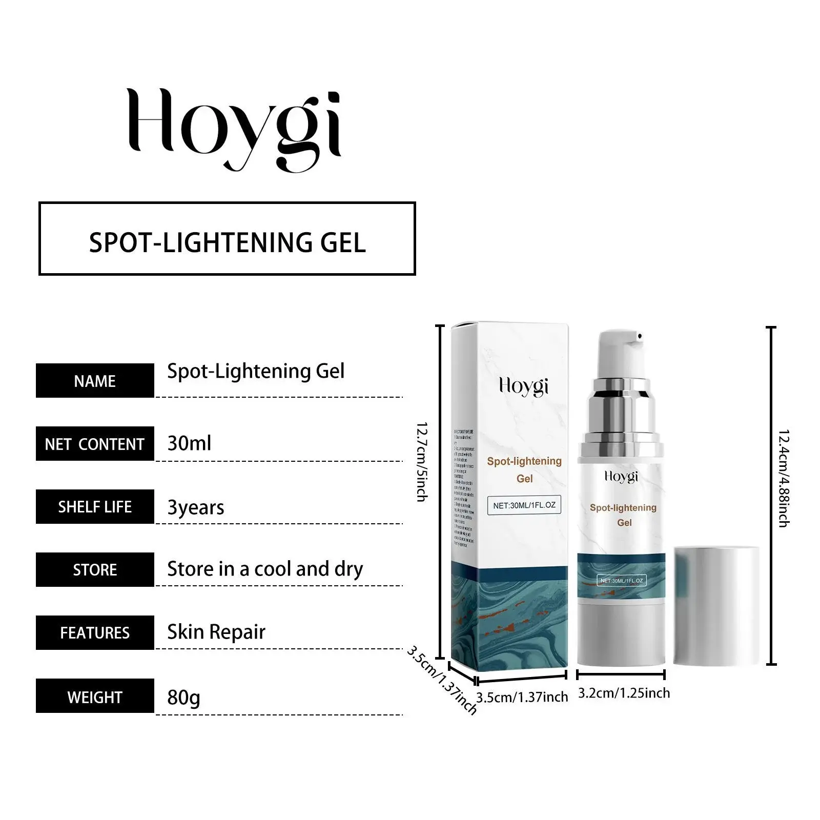 Face Brightening Gel - Hydrating and Smoothing Skin Formula 1 HO A05 0736 01 59999655