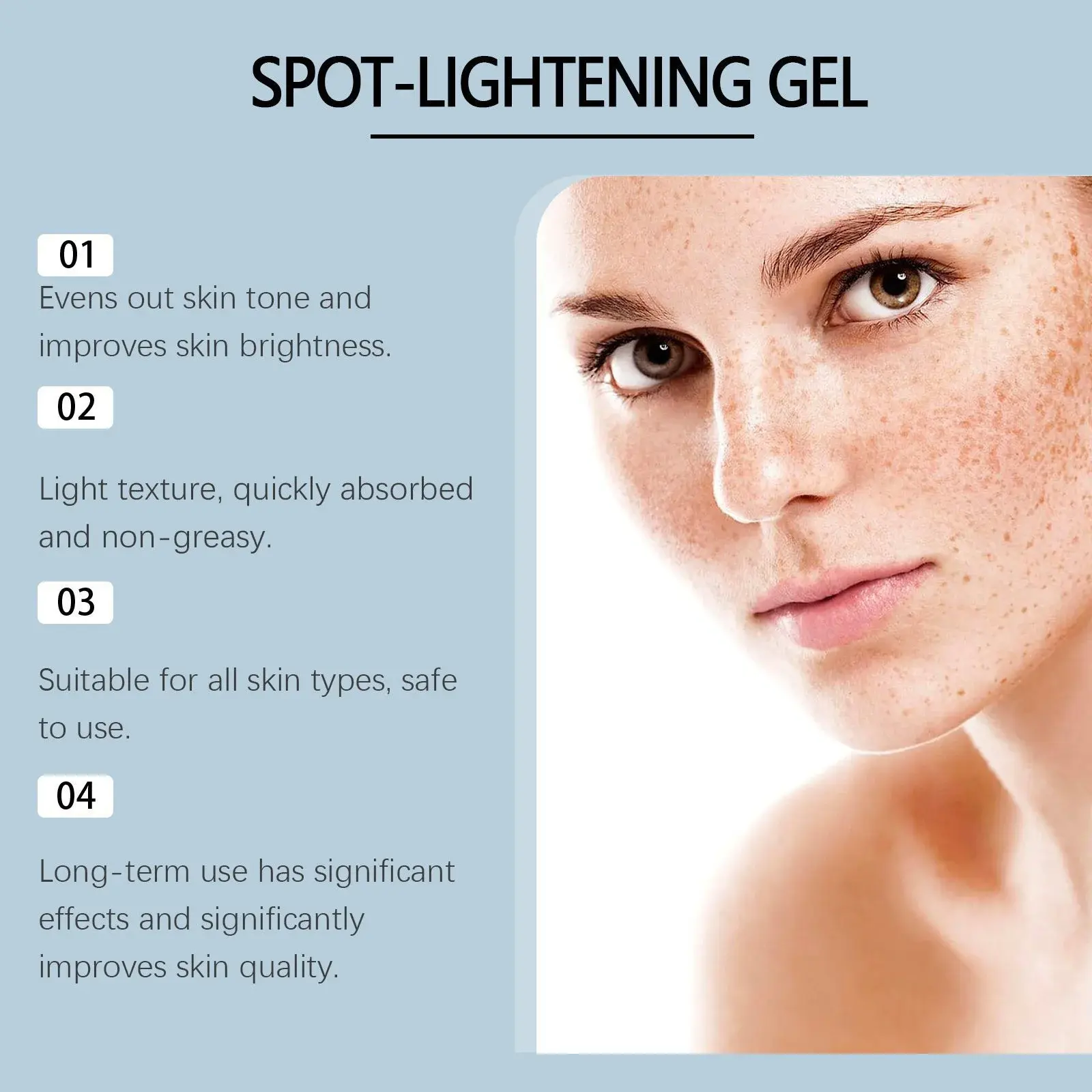 Face Brightening Gel - Hydrating and Smoothing Skin Formula 10 HO A05 0736 01 86778334