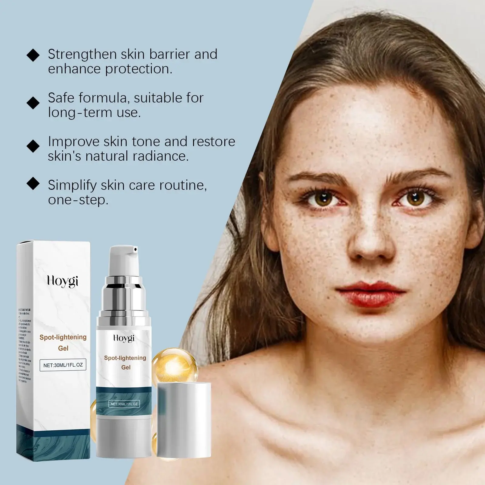 Face Brightening Gel - Hydrating and Smoothing Skin Formula 7 HO A05 0736 01 94170871