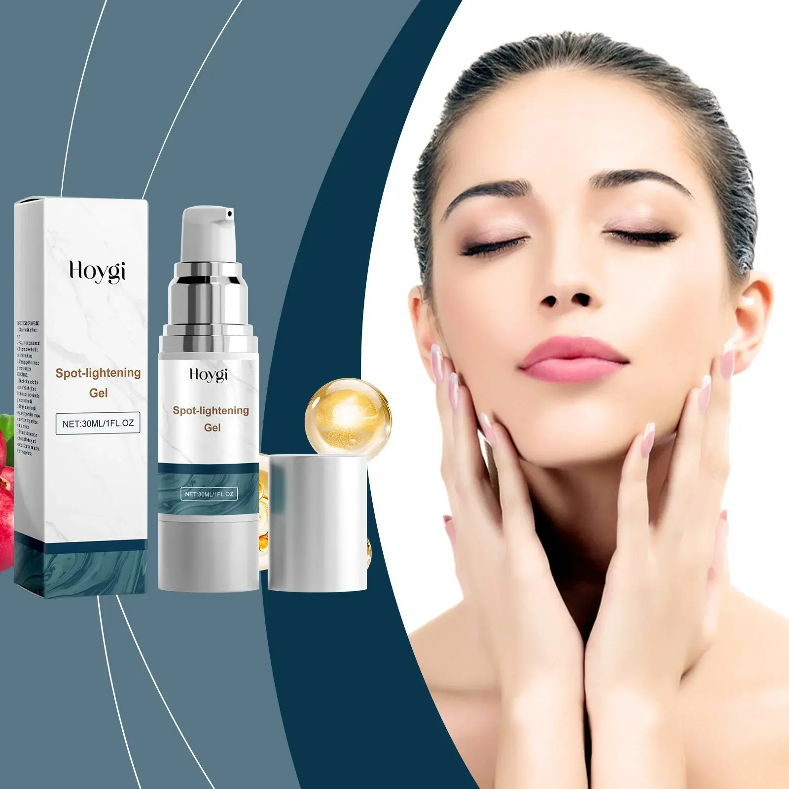 Face Brightening Gel - Hydrating and Smoothing Skin Formula 2 HO A05 0736 01 95307565