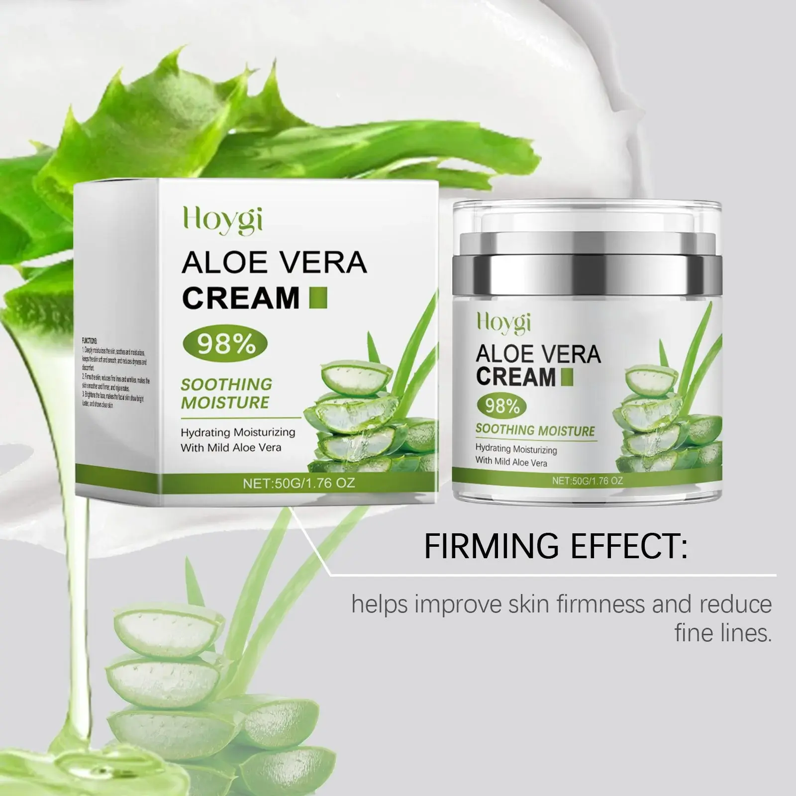 Aloe Vera Moisturizing Cream for Hydrating & Brightening - Hoygi 8 HO A05 0740 01 77150637