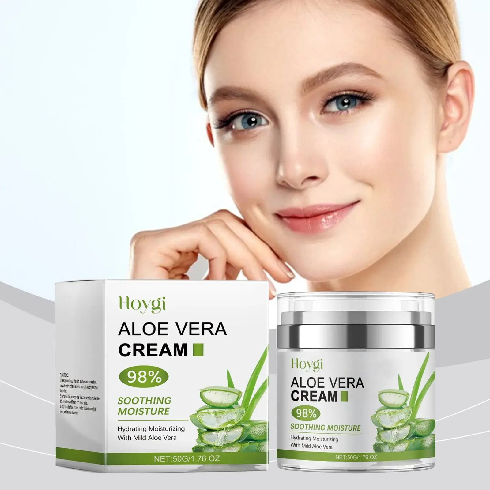 Aloe Vera Moisturizing Cream for Hydrating & Brightening - Hoygi 2 HO A05 0740 01 82538839