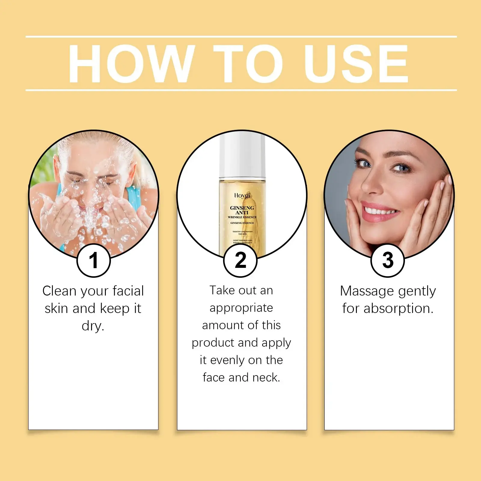 Ginseng Firming Serum for Fine Lines and Skin Nourishment by Hoygi 4 HO A05 0744 01 76888818