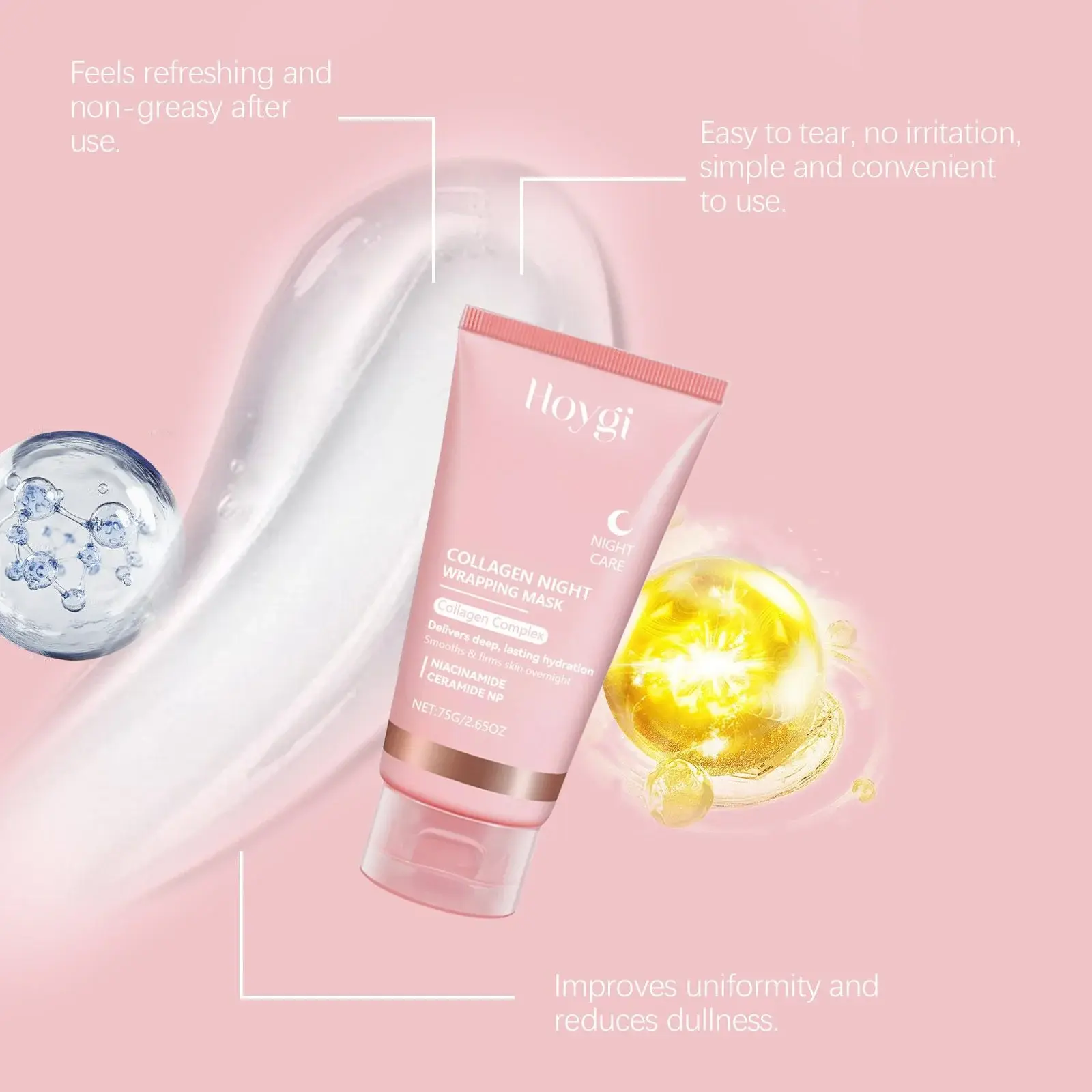 Collagen Peel-Off Mask for Deep Hydration & Firming - Hoygi 6 HO A05 0748 01 89219668