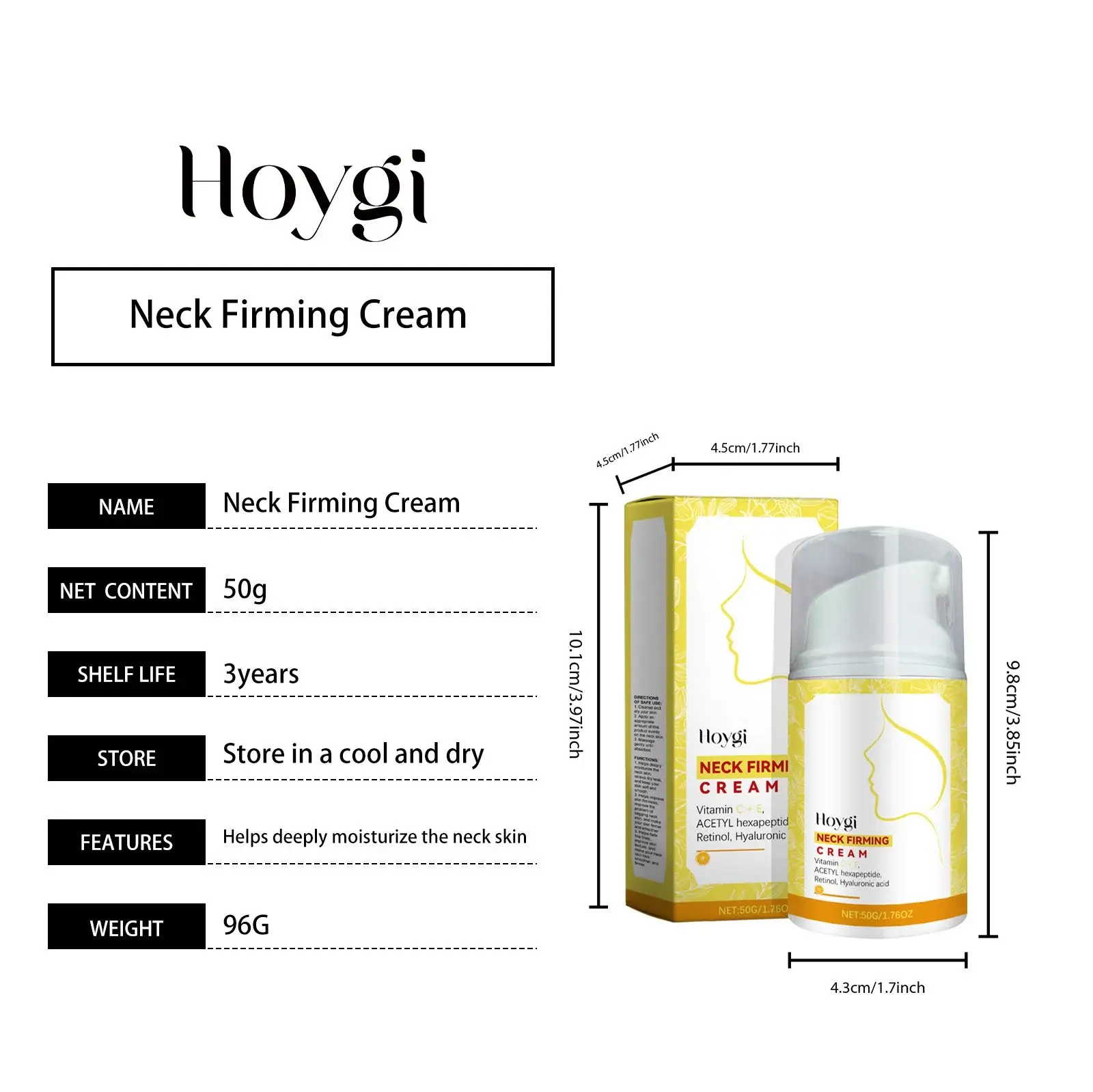Retinol Neck Cream - Hydrating & Skin Tightening Formula 1 HO A05 0751 01 83656278