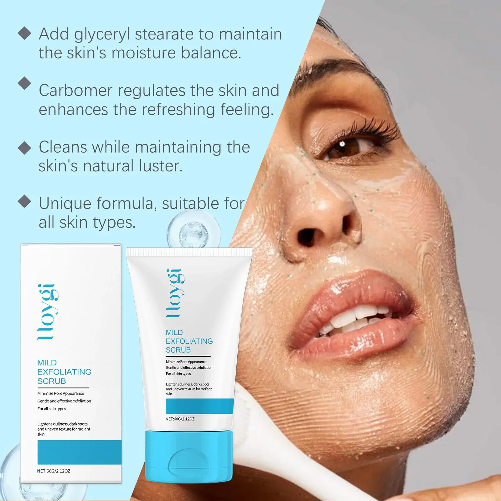 Gentle Exfoliating Scrub - Pore Cleansing & Moisturizing Formula 8 HO A05 0755 01 16247189