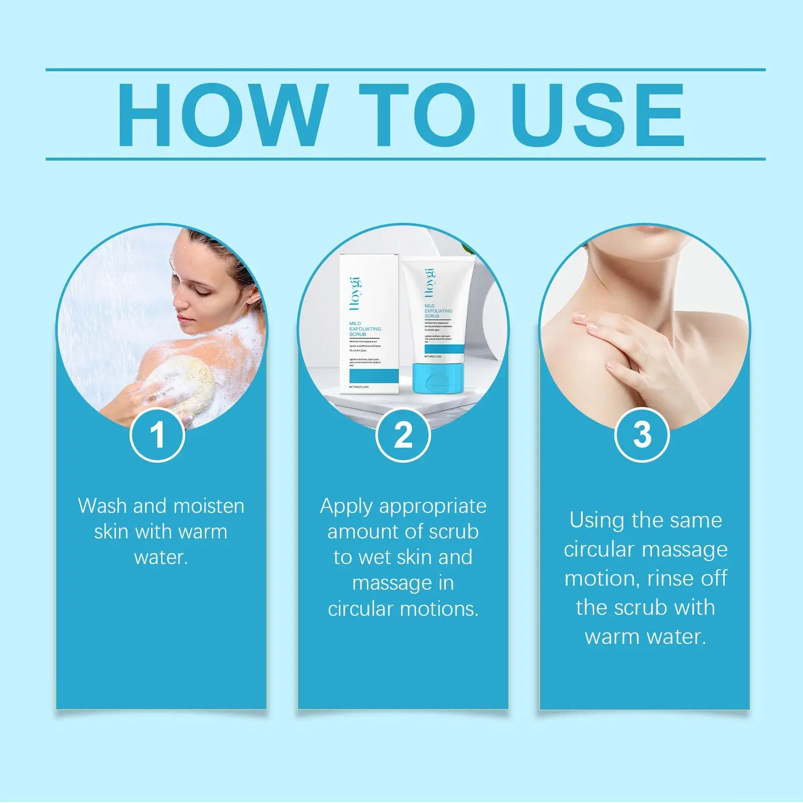 Gentle Exfoliating Scrub - Pore Cleansing & Moisturizing Formula 4 HO A05 0755 01 52988892