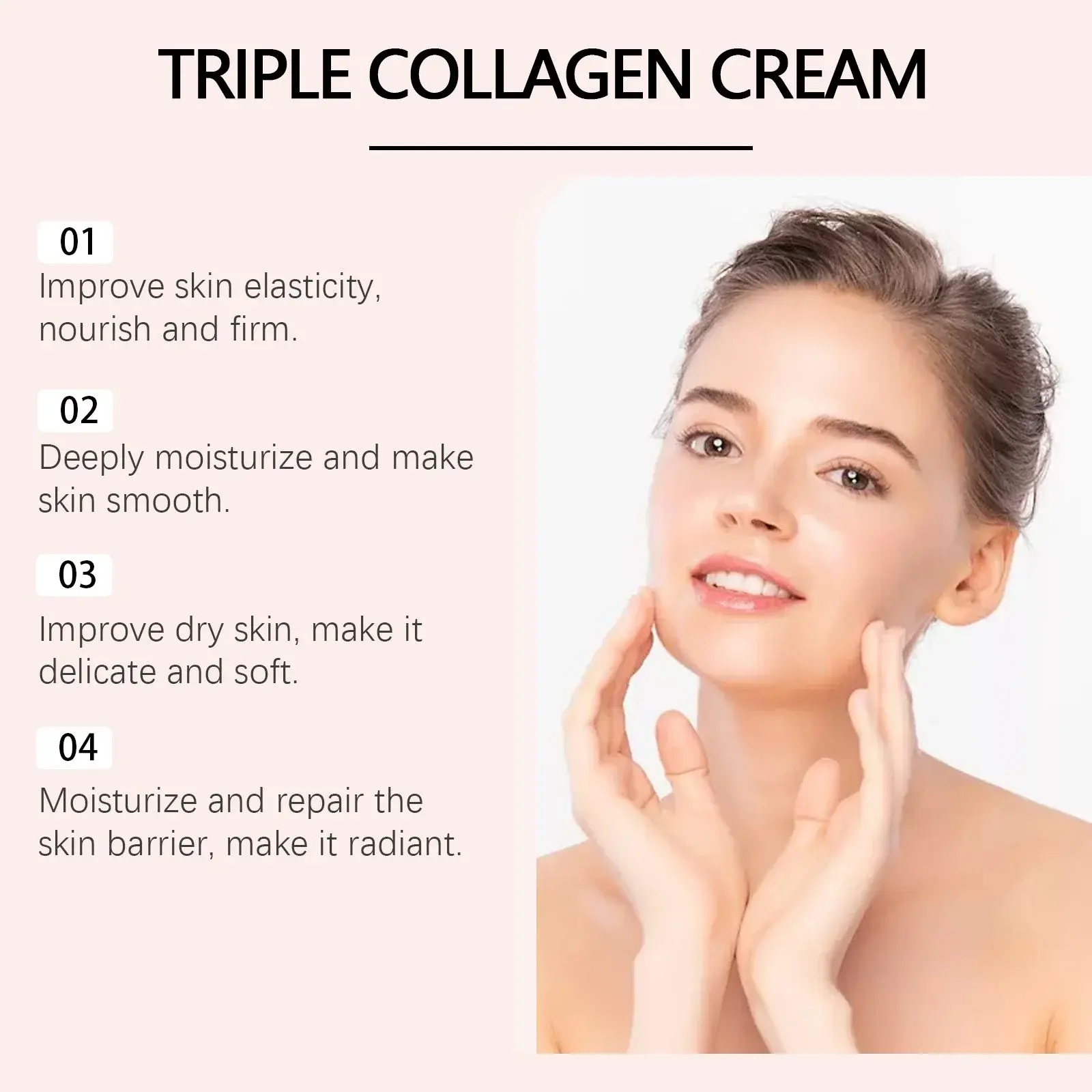 Collagen Moisturizing Face Cream - Hydrating Formula for Dry Skin 10 HO A05 0764 02 10640417