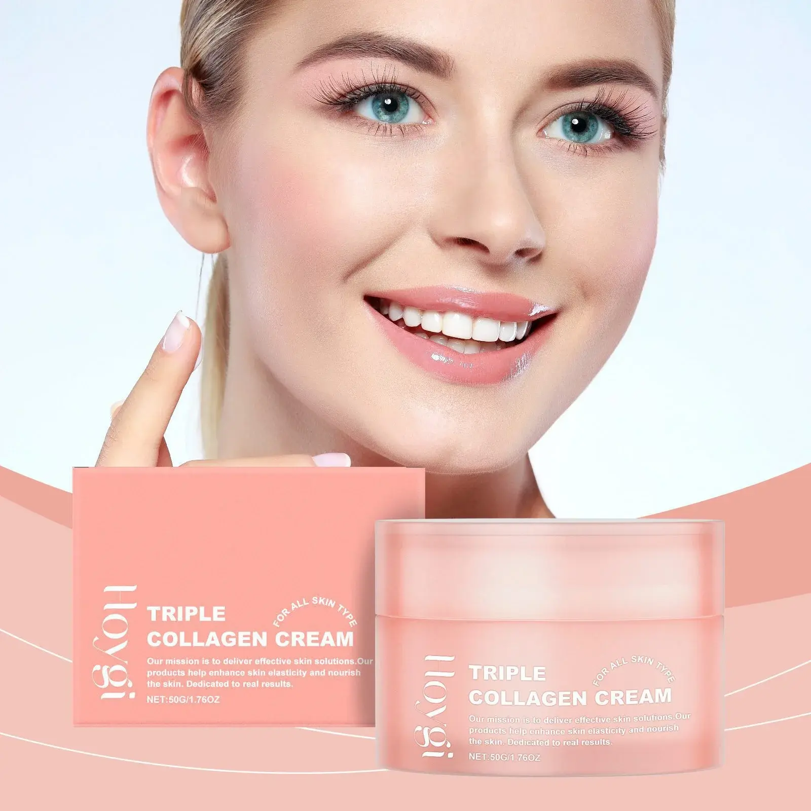 Collagen Moisturizing Face Cream - Hydrating Formula for Dry Skin 2 HO A05 0764 02 21790847