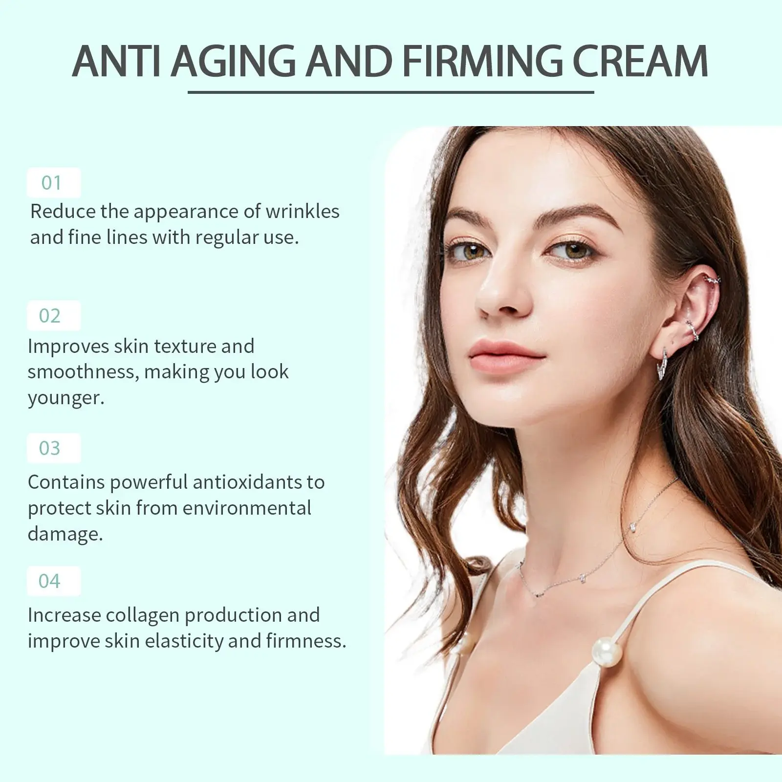 Collagen Facial Cream for Firming & Even Skin Tone - Hoygi 5 HO A05 0766 01 86437243