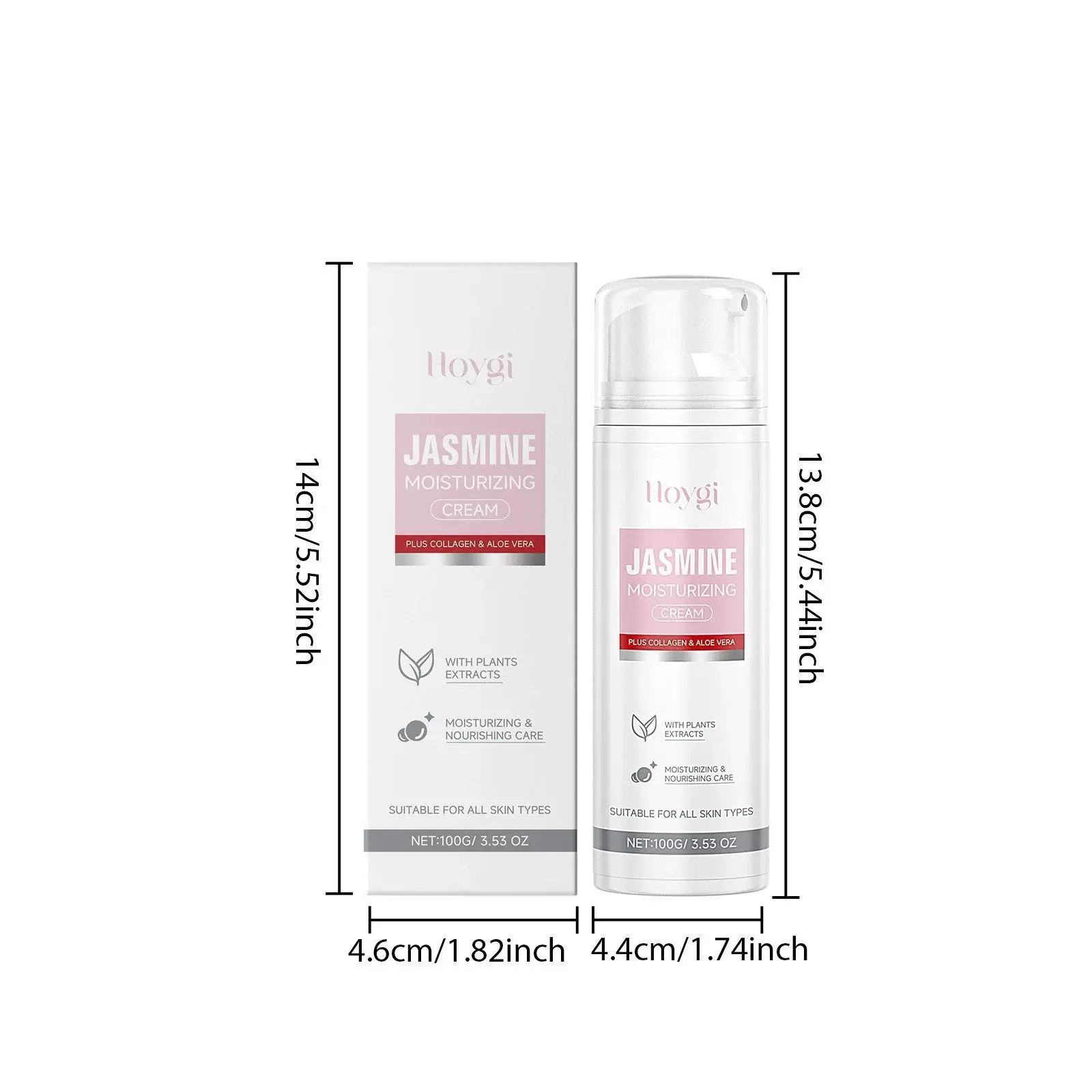 Collagen Jasmine Moisturizing Cream - Daily Hydrating Face Cream 1 HO A05 0774 01 48082607