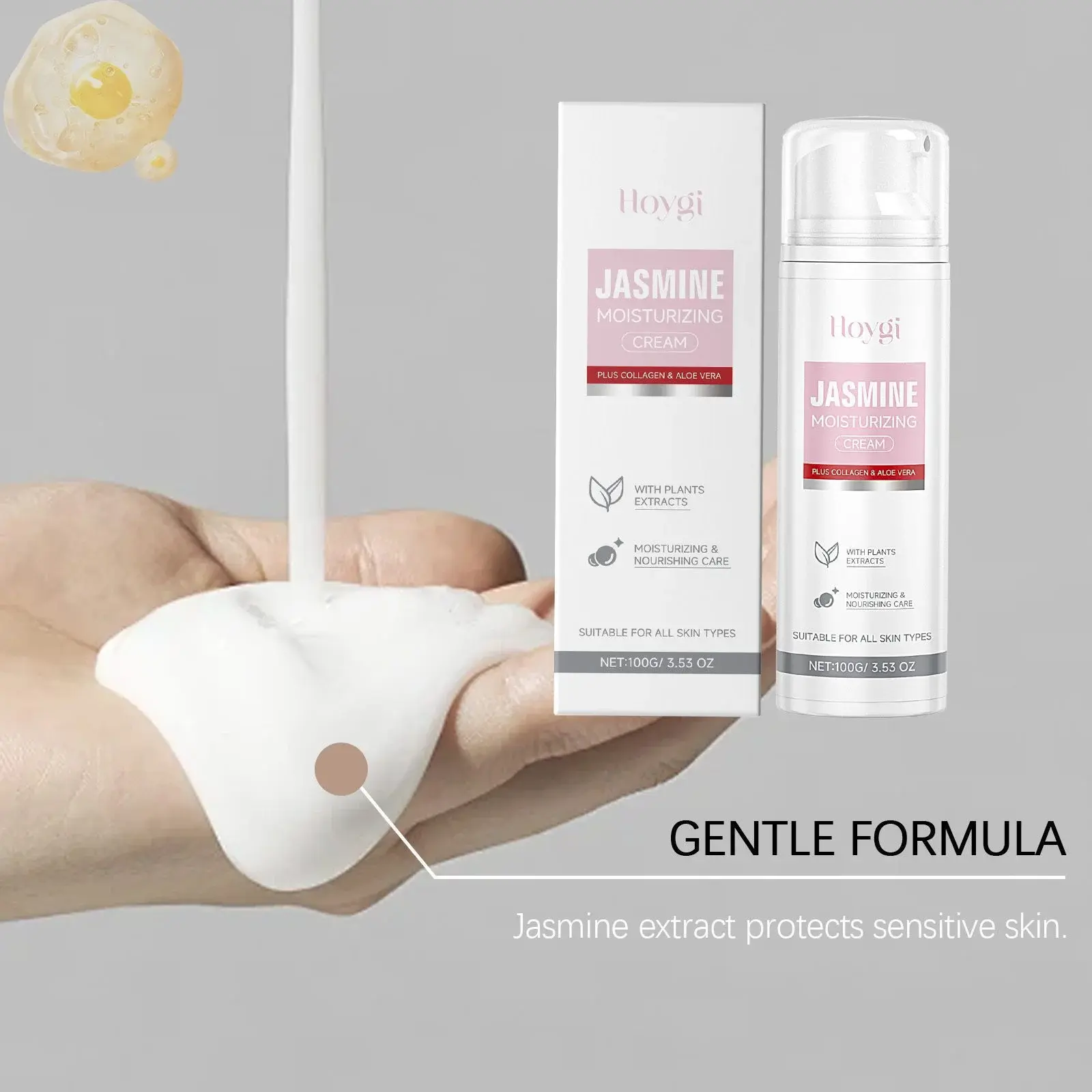 Collagen Jasmine Moisturizing Cream - Daily Hydrating Face Cream 8 HO A05 0774 01 90018930