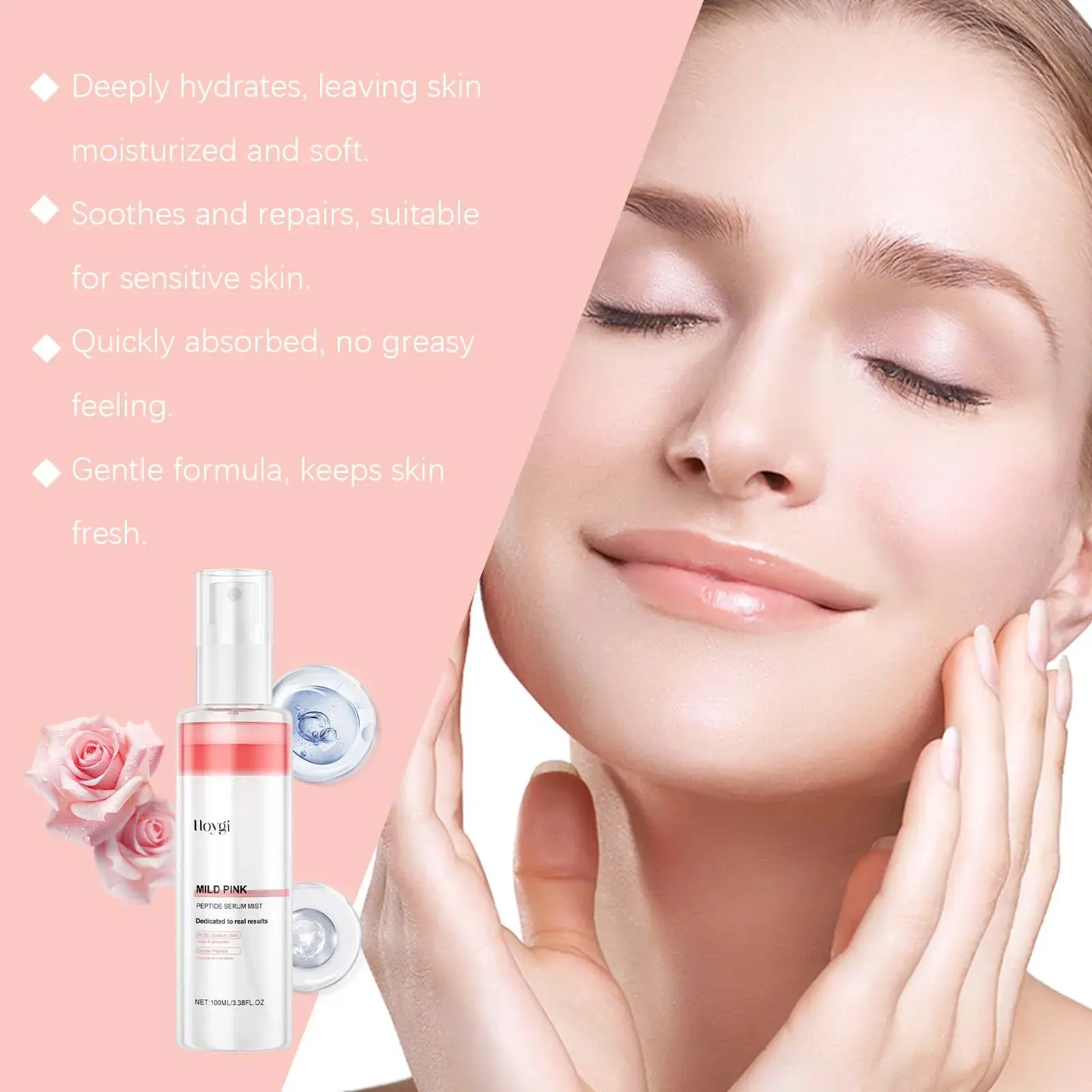 Nicotinamide Rose Moisturizing Facial Spray - Hydrating Daily Mist 7 HO A05 0790 01 45340170