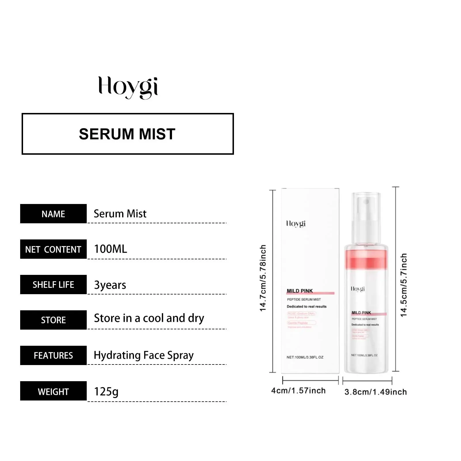 Nicotinamide Rose Moisturizing Facial Spray - Hydrating Daily Mist 1 HO A05 0790 01 70728038